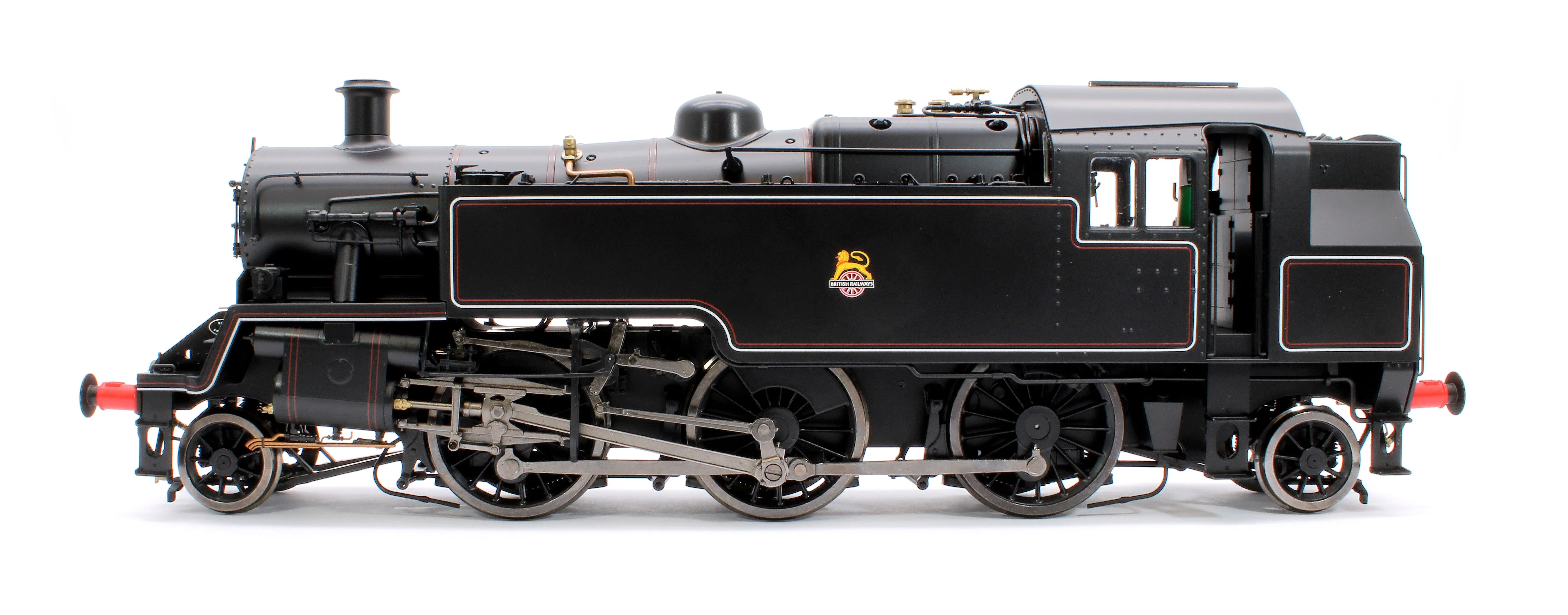 LHT-S-8202US British Railways Standard 3MT 2-6-2T Lined Black Early Crest Unnumbered - Steam Tank Locomotive - DCC Sound - Image 5