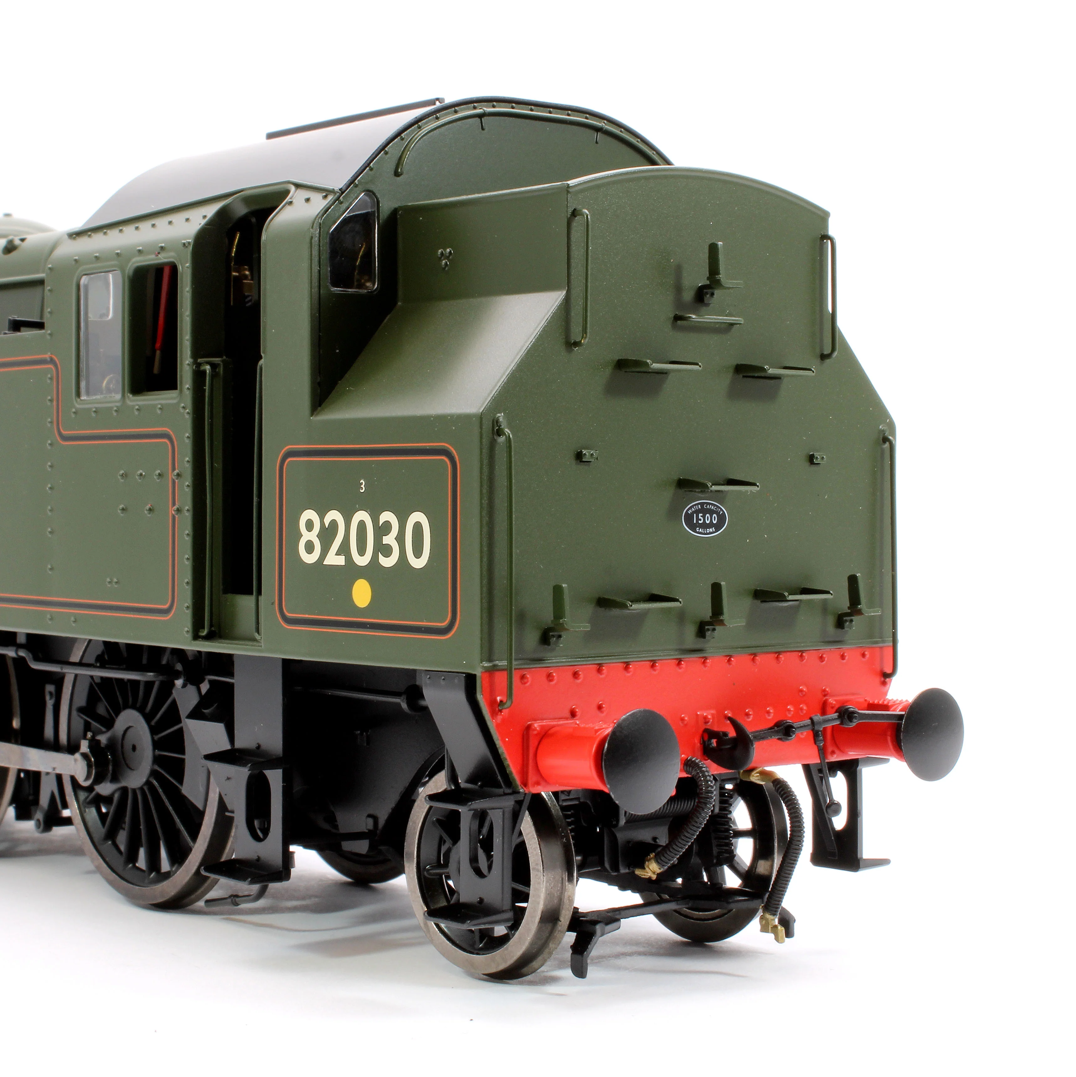LHT-S-8208S British Railways Standard 3MT 2-6-2T Lined Green Late Crest 82030 - Steam Tank Locomotive - DCC Sound - Image 7