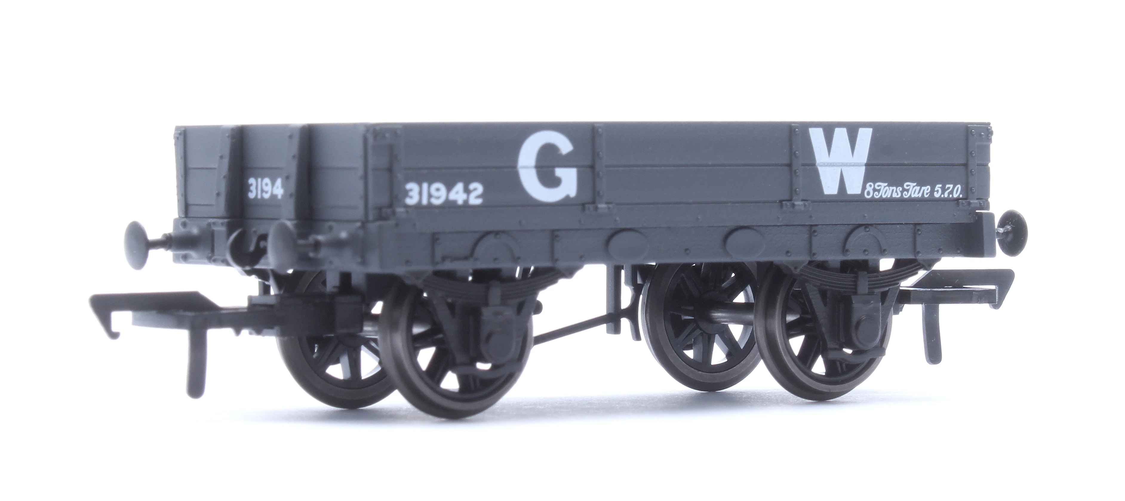 Cambrian Railways 2 Plank Dropside Open Wagon GWR Grey No. 31942 - Image 3