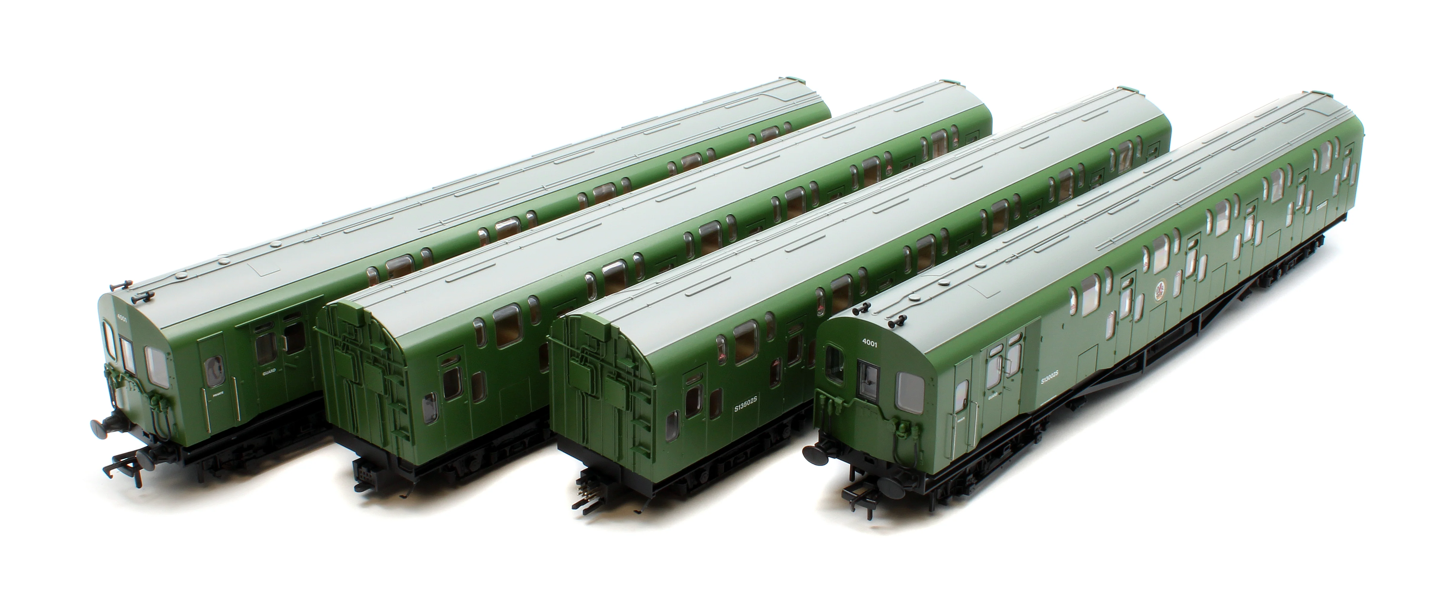 Bulleid Class 4DD Double Decker 4 Car EMU 4001/4901 BR Green - Image 3