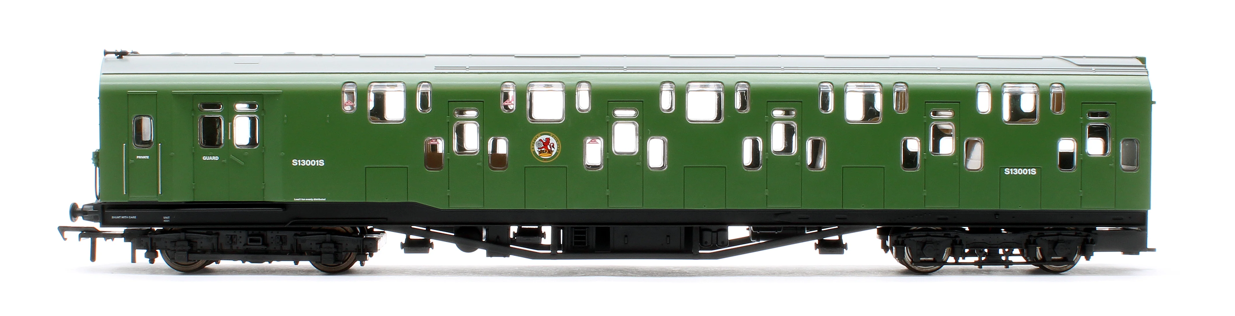 KRM-4DD-OO-S-1-G Bulleid Class 4DD Double Decker 4 Car EMU 4001/4901 BR Green - Sound Fitted - Image 5