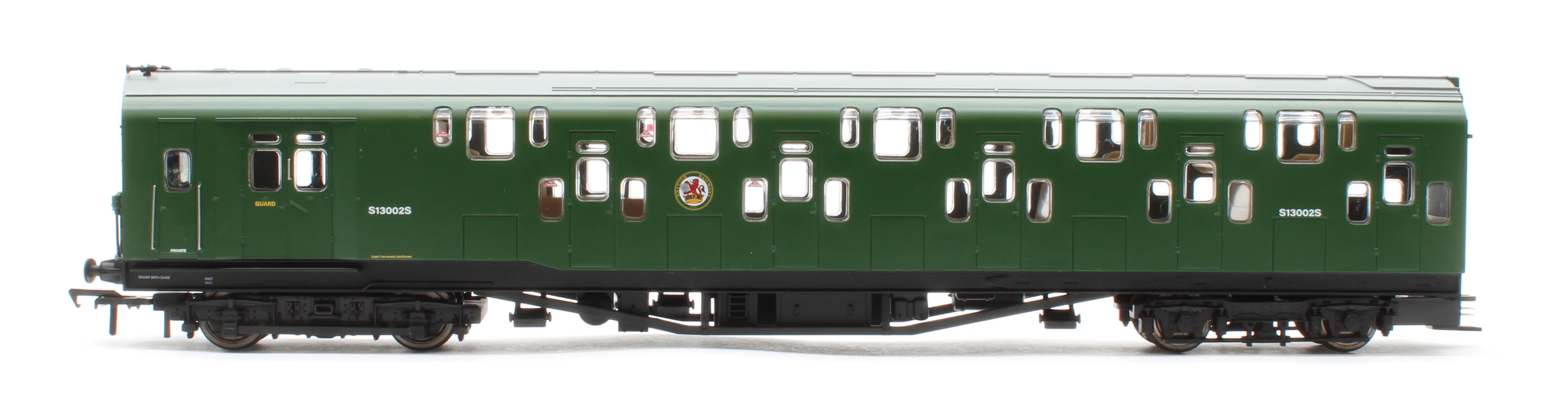 KRM-4DD-OO-S-1-G1 Bulleid Class 4DD Double Decker 4 Car EMU 4001/4901 BR Green with Small Yellow Ends - Sound Fitted - Image 5