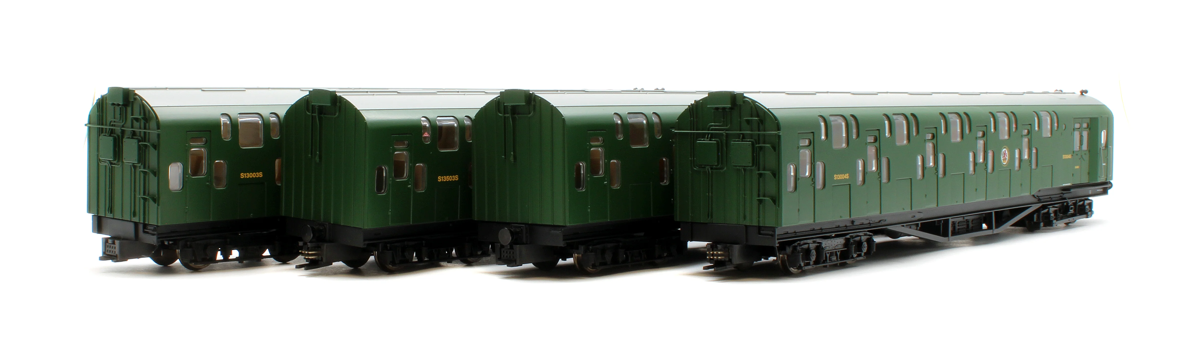 Bulleid Class 4DD Double Decker 4 Car EMU 4002/4902 BR Green with Full Yellow Ends - Image 2