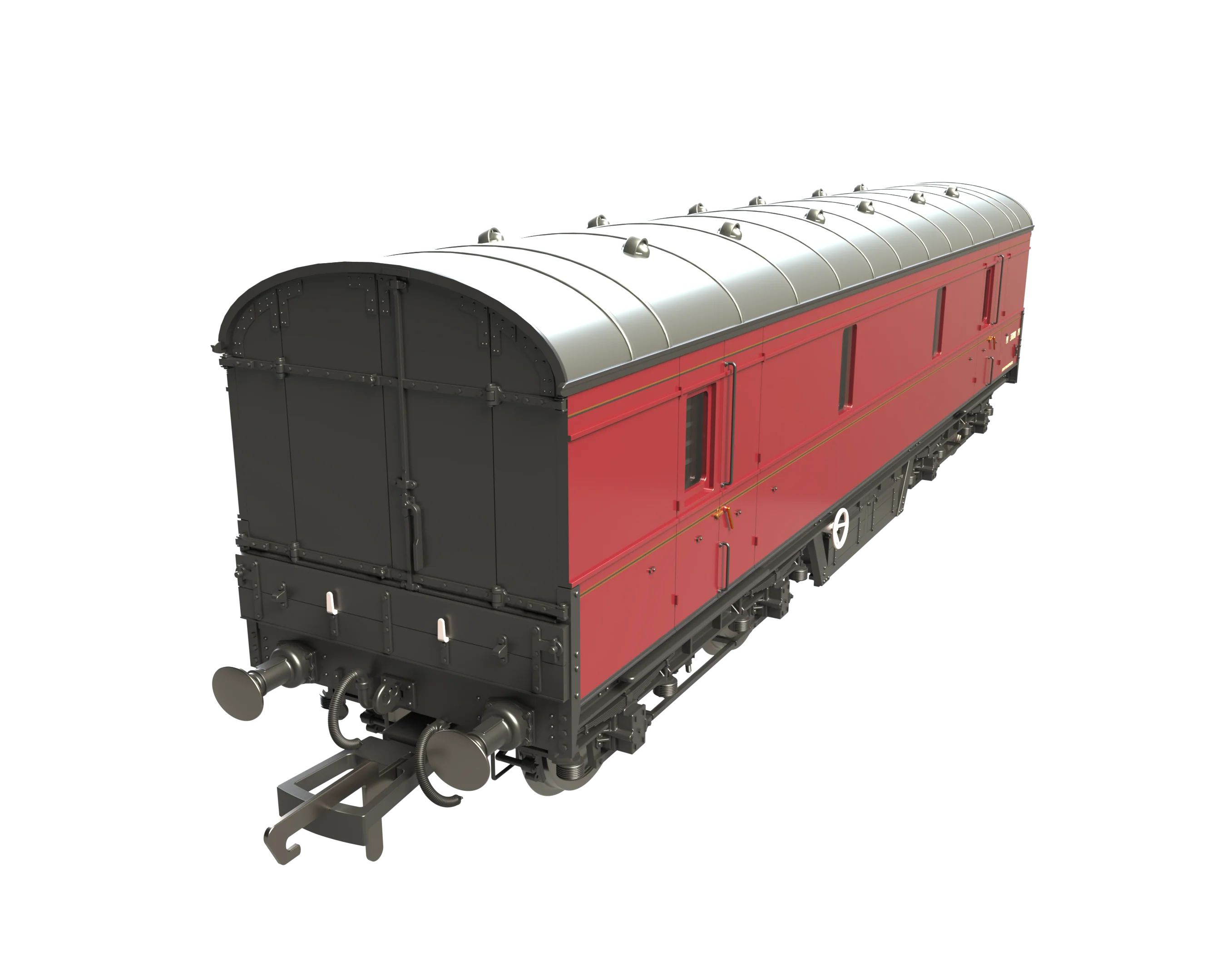 C2022 LMS 42ft GUV Parcels Van BR Lined Maroon M37898M - Image 7