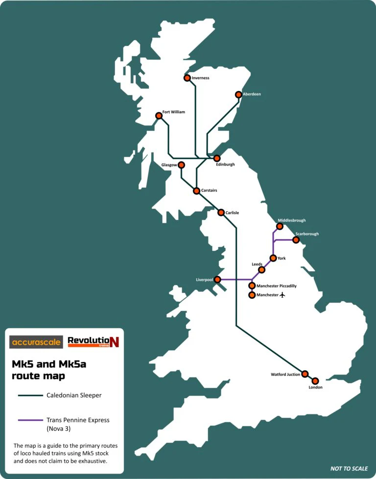 Caledonian Sleeper Mark 5 Lowlander pack 3: Edinburgh part 1 4-car pack - Image 7