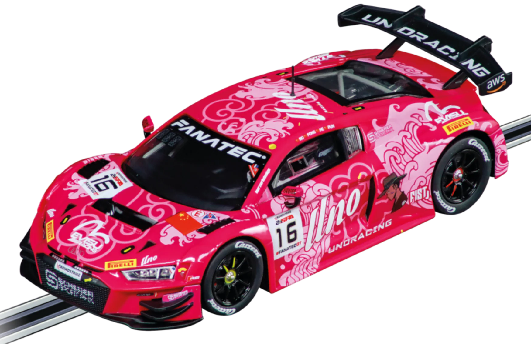 20027828 Carrera Evolution Audi R8 LMS GT3 evo II "Uno Racing Team, No.16"