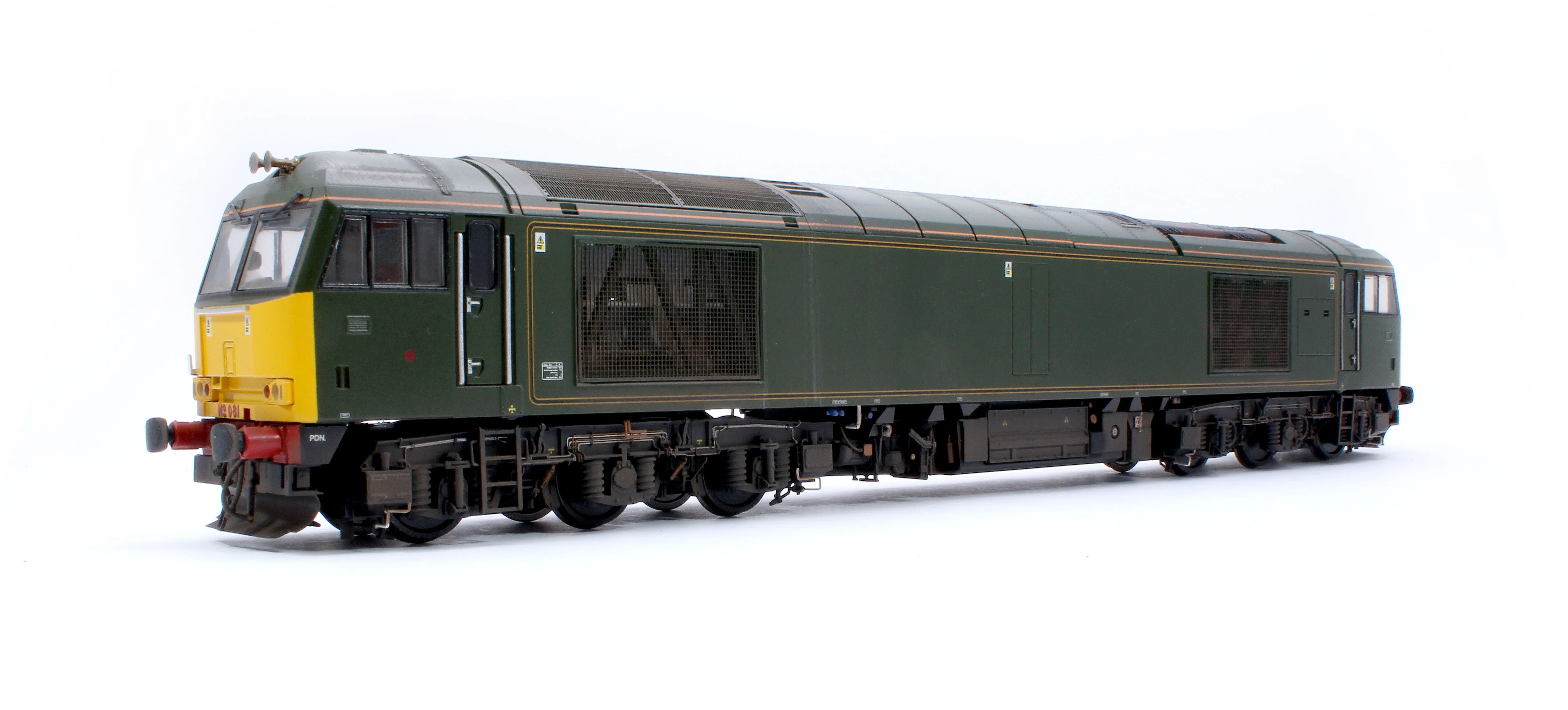 CM-60081-GWRW Highly Detailed Premium Weathered Class 60 081 “Isambard Kingdom Brunel” GWR Green Diesel Electric Locomotive - Image 3