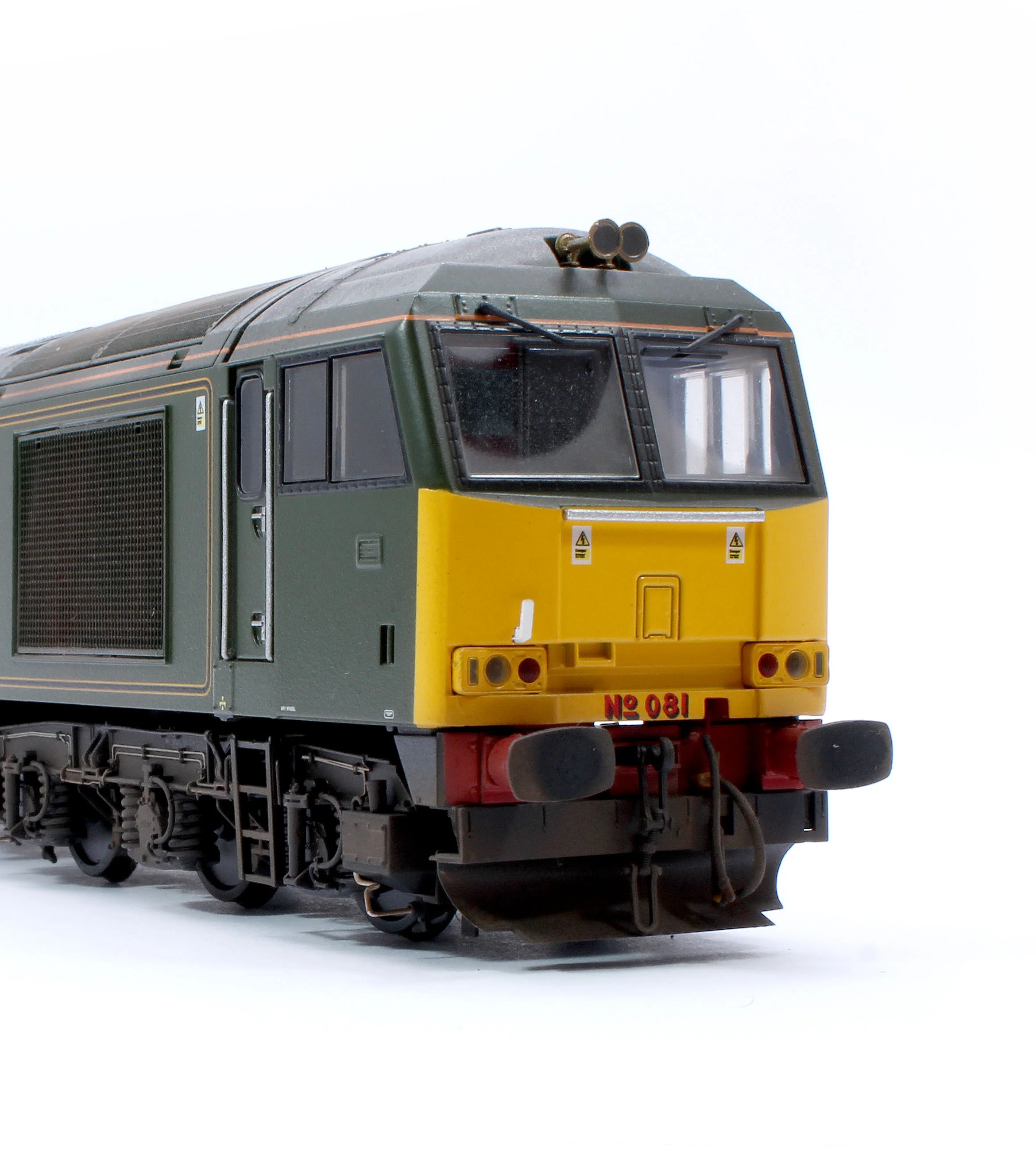 CM-60081-GWRW Highly Detailed Premium Weathered Class 60 081 “Isambard Kingdom Brunel” GWR Green Diesel Electric Locomotive - Image 9