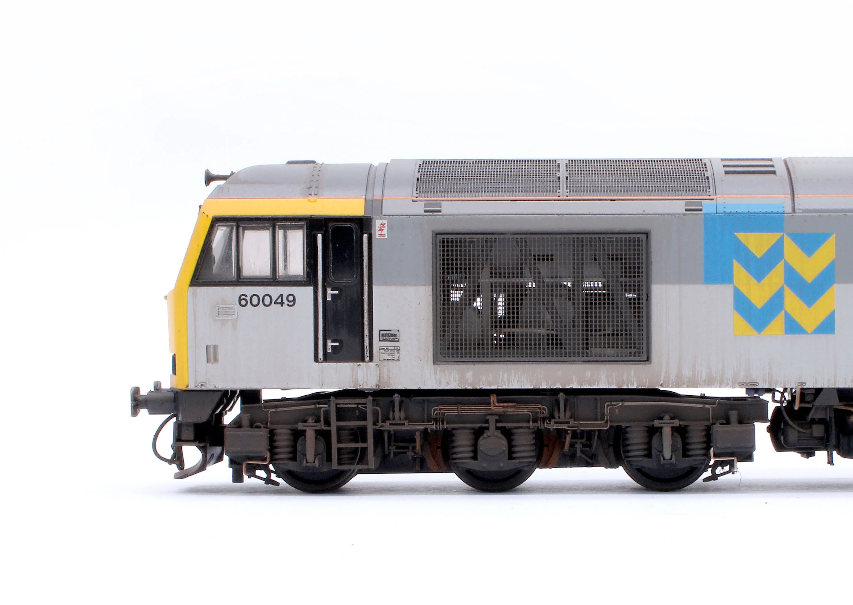 CM-60049-TGM-SOUNDW Highly Detailed Premium Weathered Class 60 049 “Scafell” Triple Grey Metals Diesel Electric Locomotive - DCC Sound - Image 6