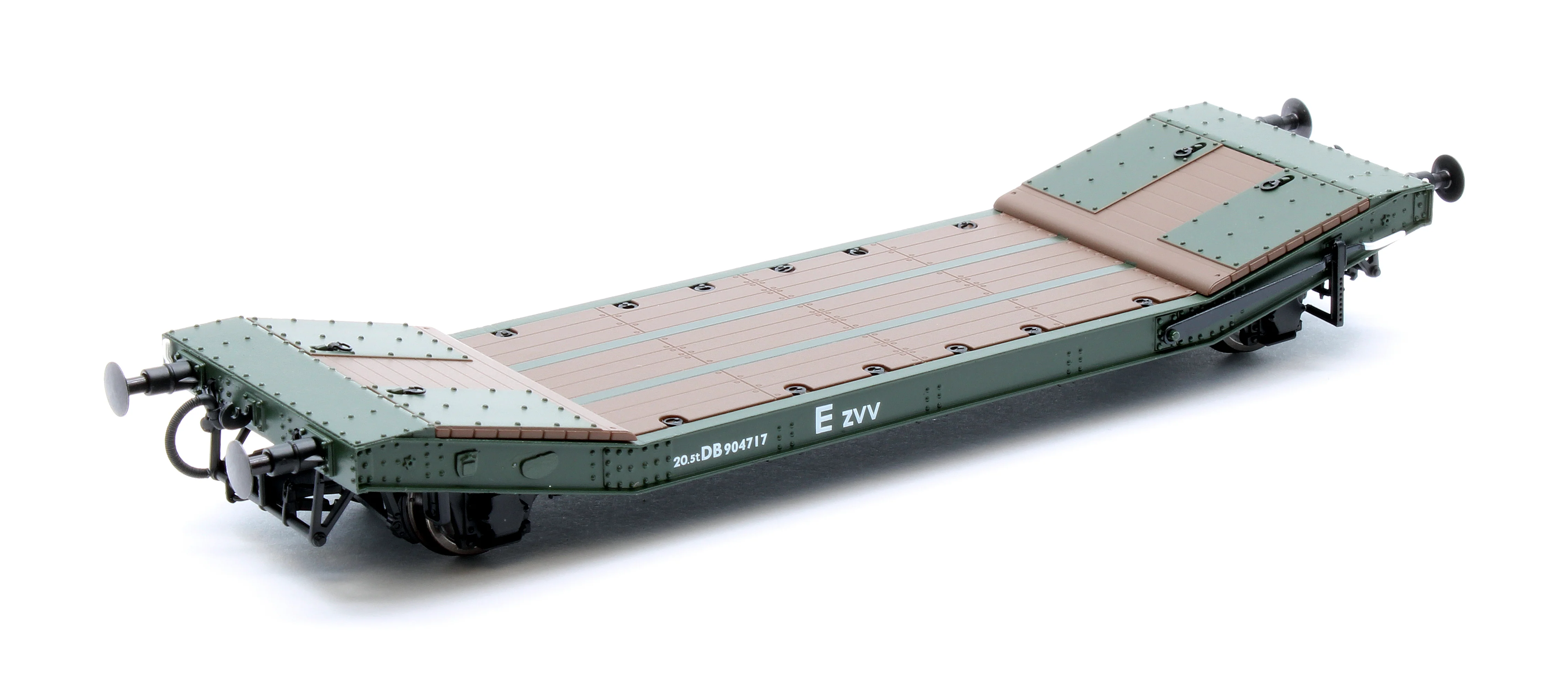 C3007A 25T Lowmac BR Olive Green Wagon DB904717