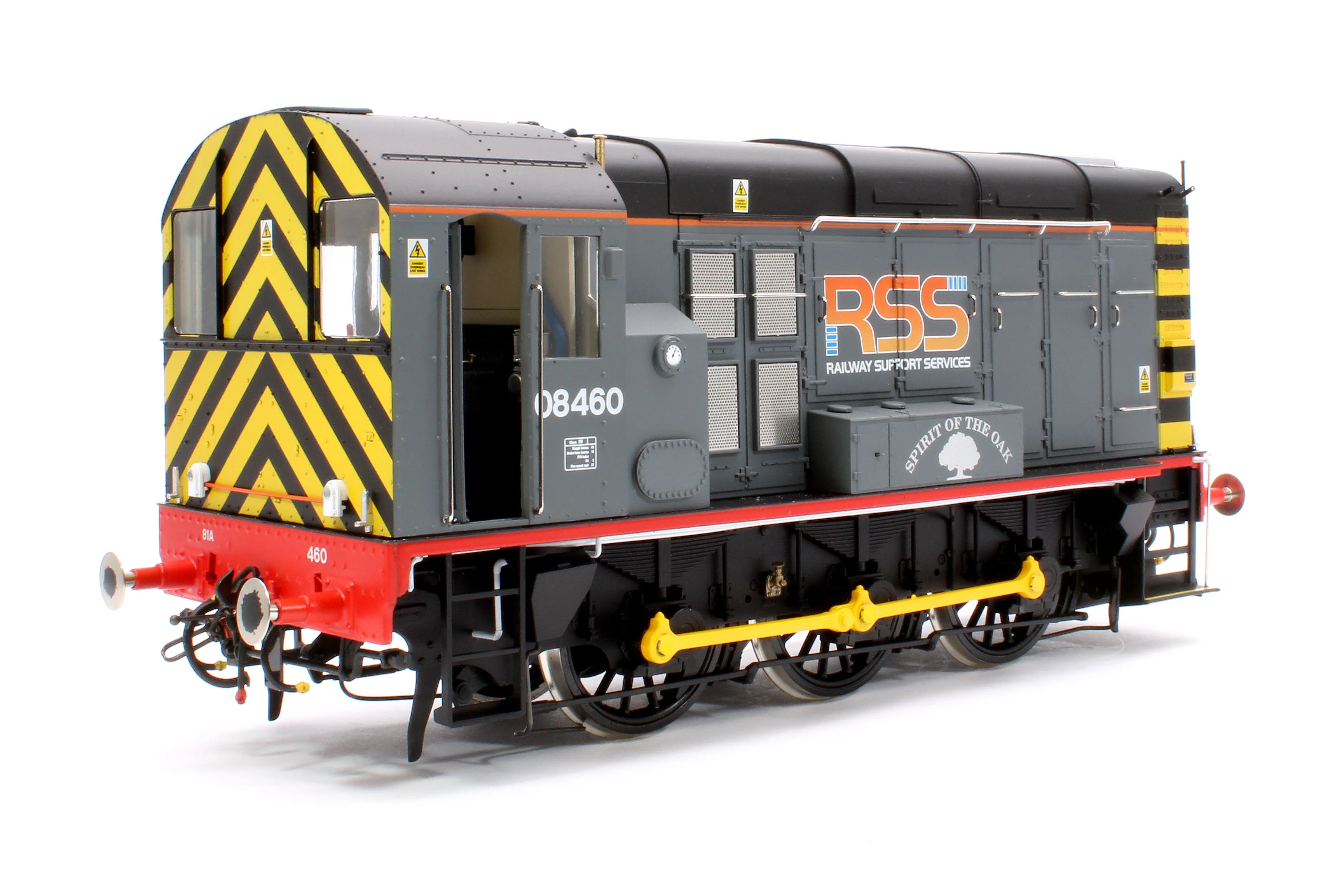 7D-008-021S Class 08 08460 Railway Support Services (RSS) Spirit of the Oak Diesel Shunter Locomotive - DCC Sound - Image 3