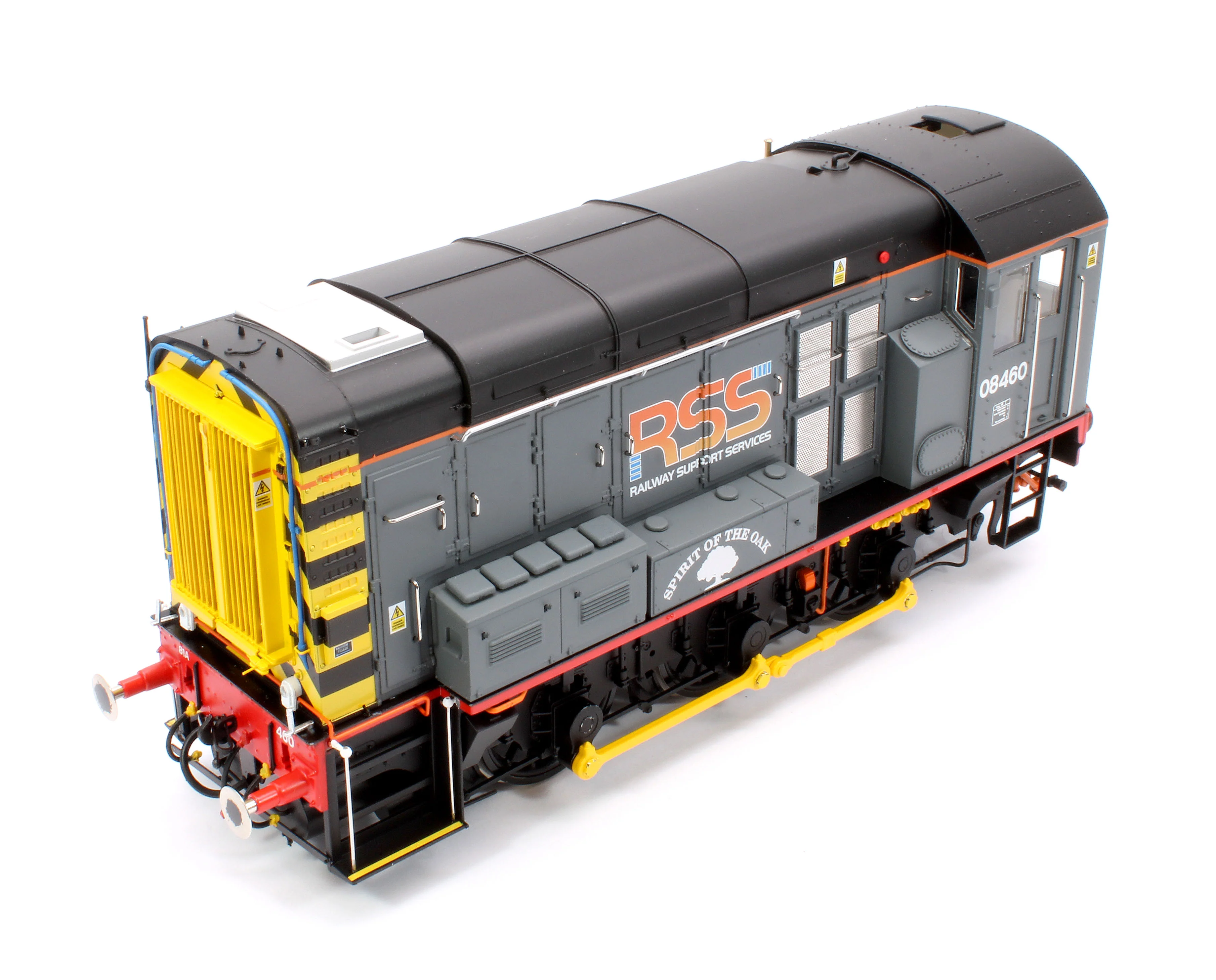 7D-008-021S Class 08 08460 Railway Support Services (RSS) Spirit of the Oak Diesel Shunter Locomotive - DCC Sound - Image 9