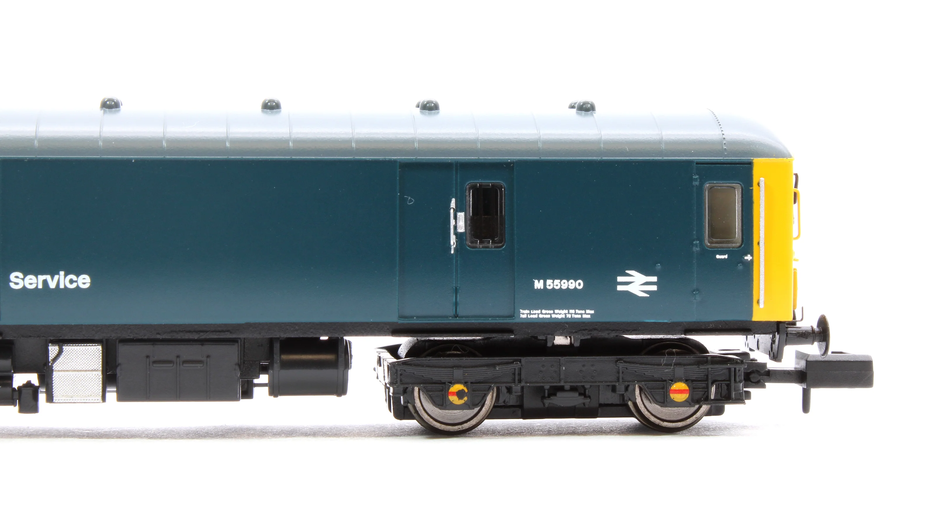 Class 128 M55990 Midland Region in BR blue livery with full yellow ends Diesel Locomotive - Image 5