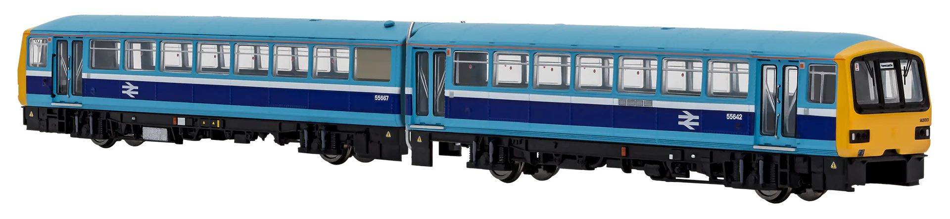 2D-143-001 Class 143 2 Car DMU 143001 BR Provincial Light Blue