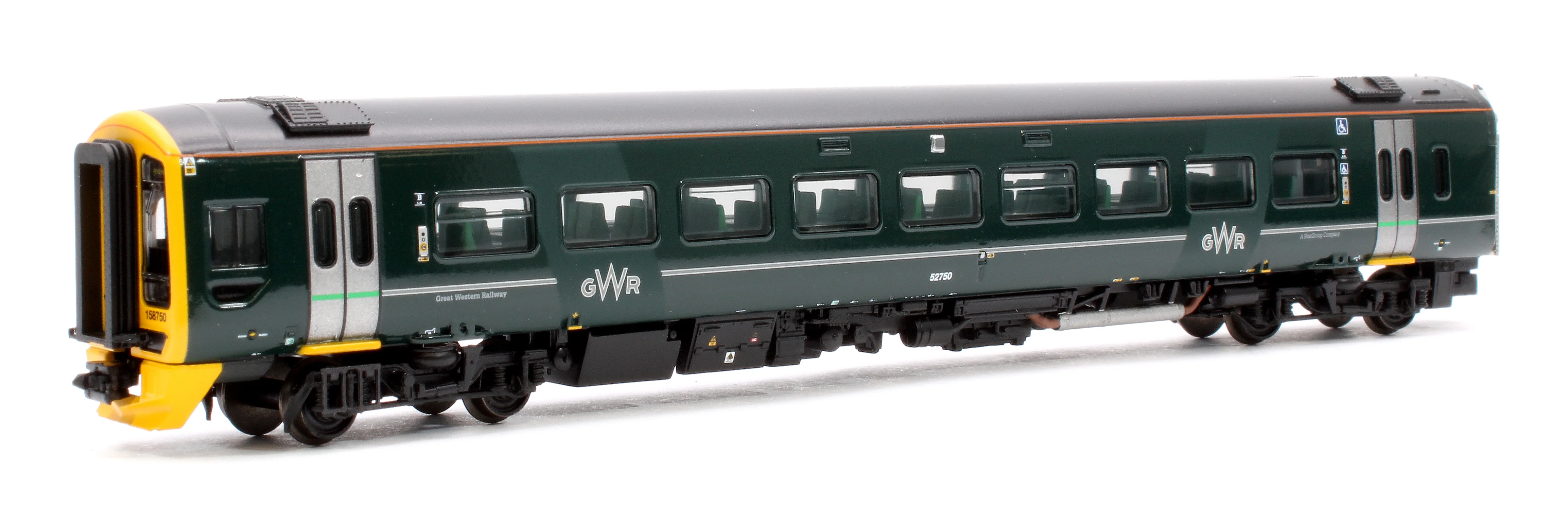 371-857A Class 158 2-Car DMU 158750 GWR Green (FirstGroup) - Image 2