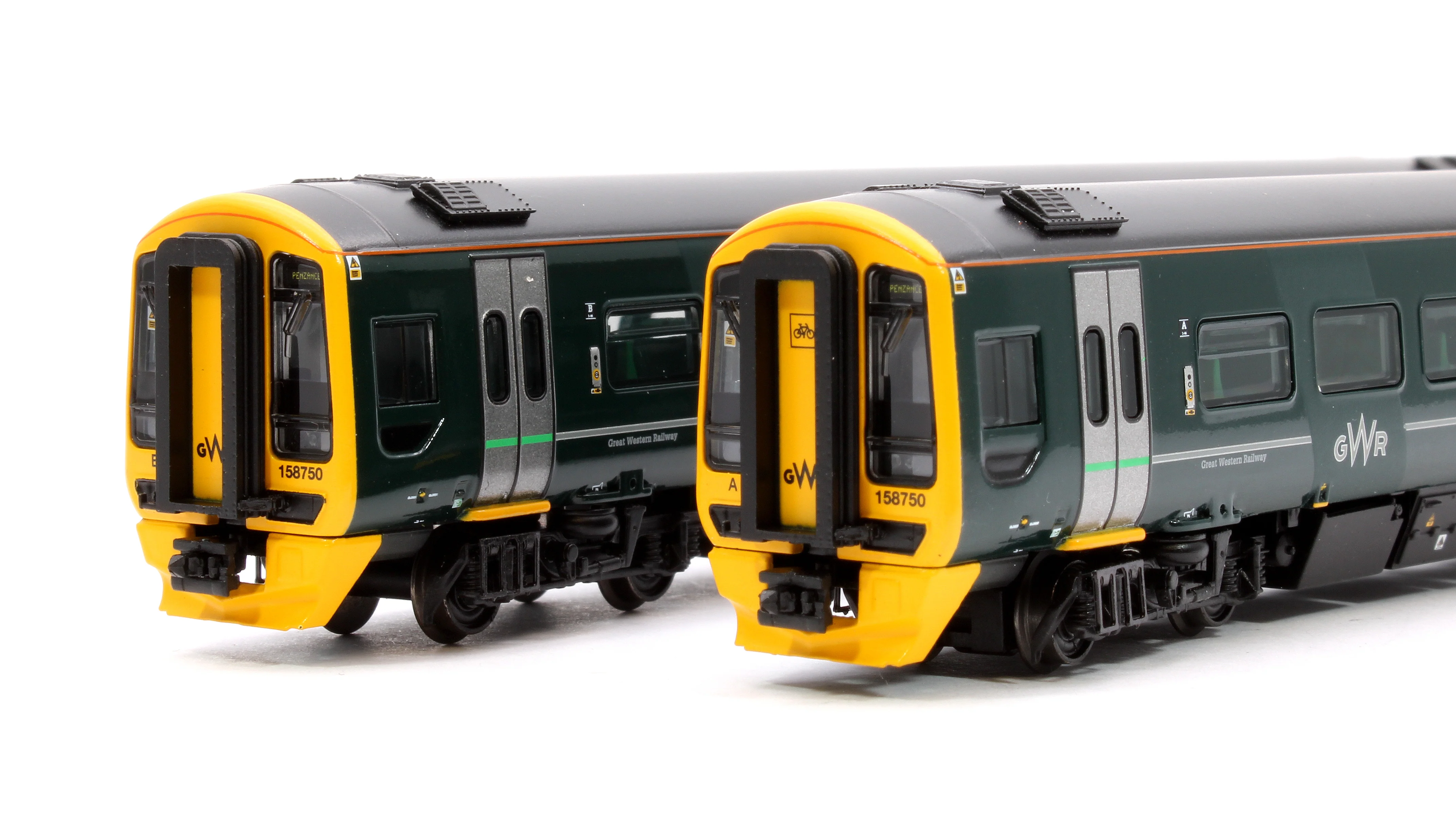 371-857ASF Class 158 2-Car DMU 158750 GWR Green (FirstGroup) - DCC Sound - Image 8