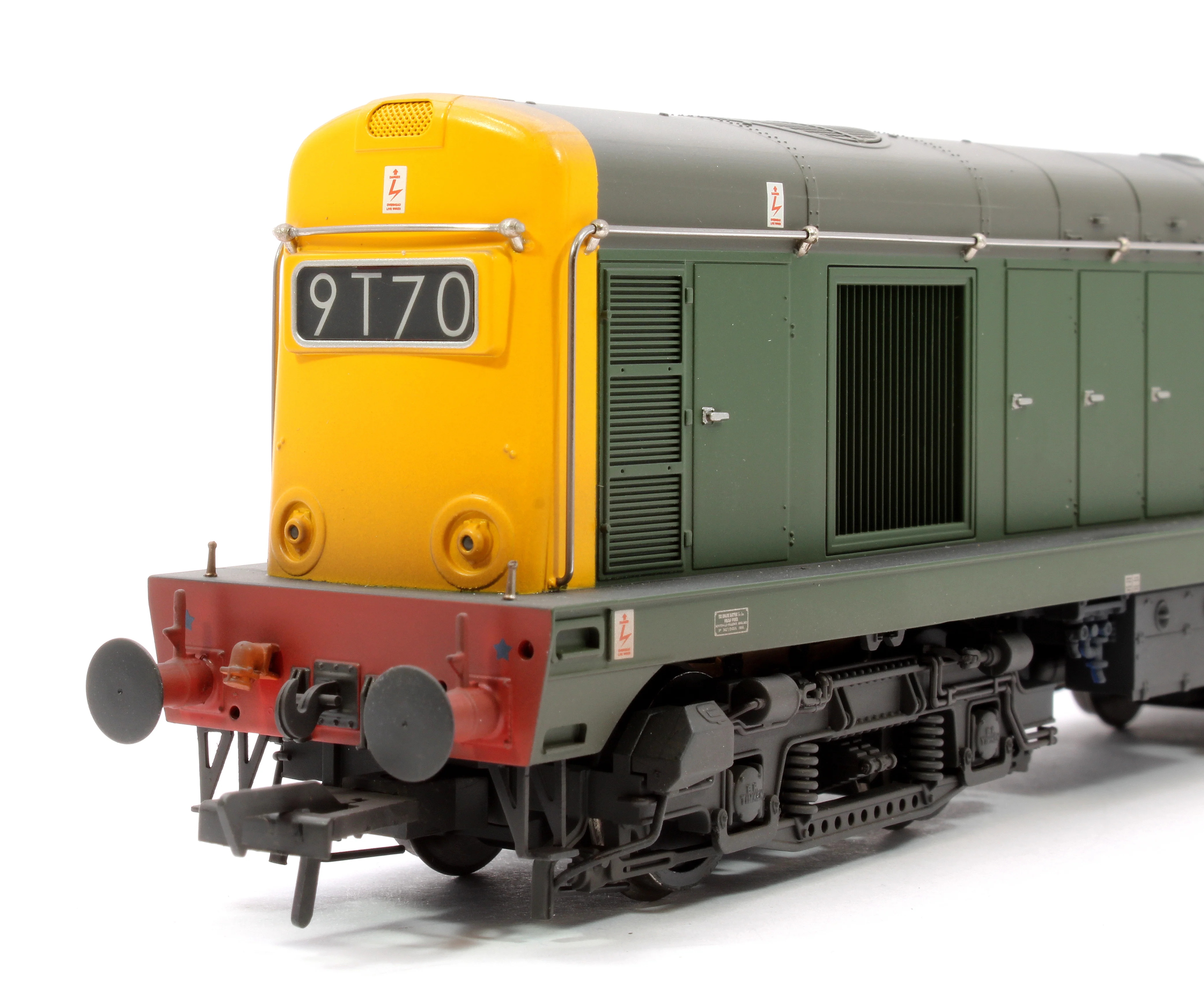 Class 20/0 Headcode Box 8156 BR Green (Full Yellow Ends) Diesel Locomotive - Weathered - Image 6