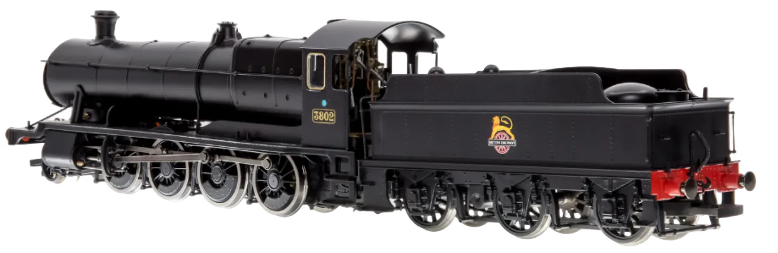 4S-009-006S Class 28xx / 2884 3802 BR Early Emblem Black 2-8-0 Steam Locomotive - DCC Sound Fitted - Image 2