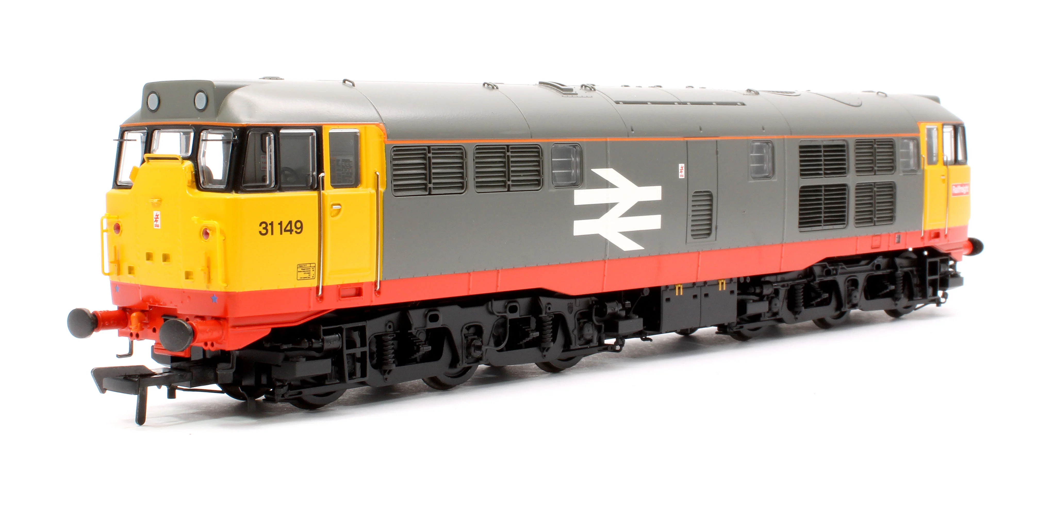 35-821ASF Class 31/1 Refurbished 31149 BR Railfreight (Red Stripe) Diesel Locomotive - DCC Sound - Image 3
