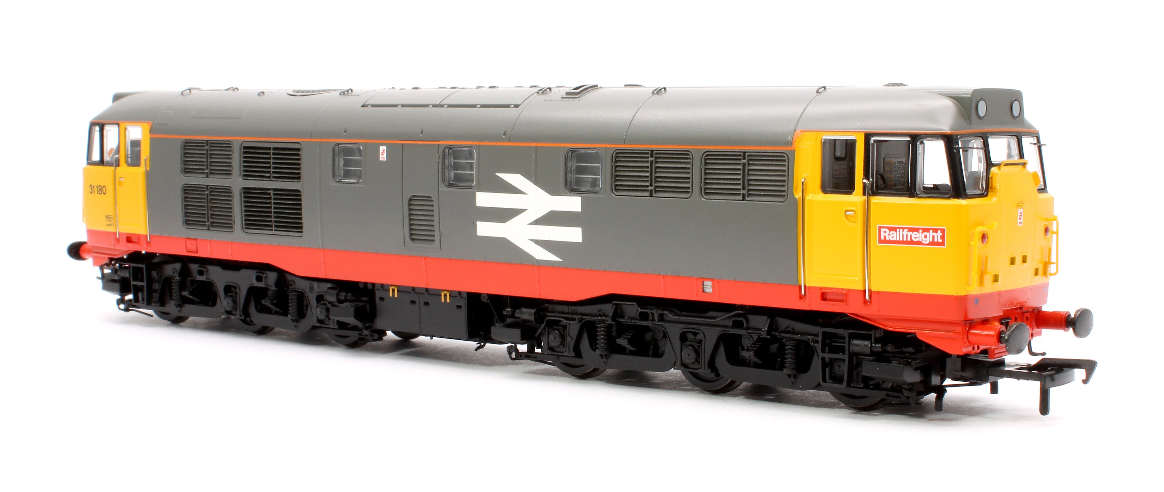 Class 31/1 Refurbished 31180 BR Railfreight (Red Stripe) Diesel Locomotive - DCC Sound Deluxe - Image 2