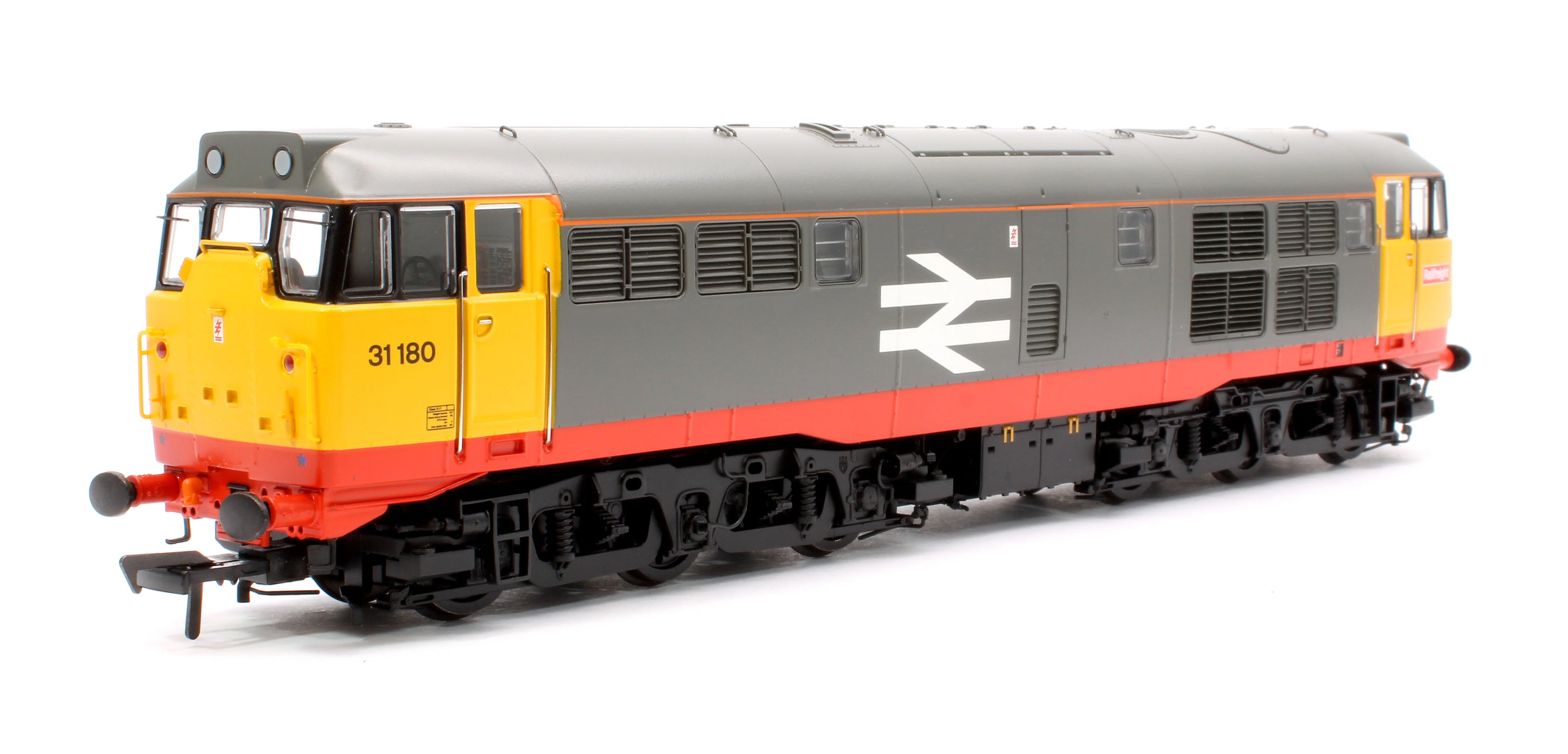Class 31/1 Refurbished 31180 BR Railfreight (Red Stripe) Diesel Locomotive - DCC Sound Deluxe - Image 3