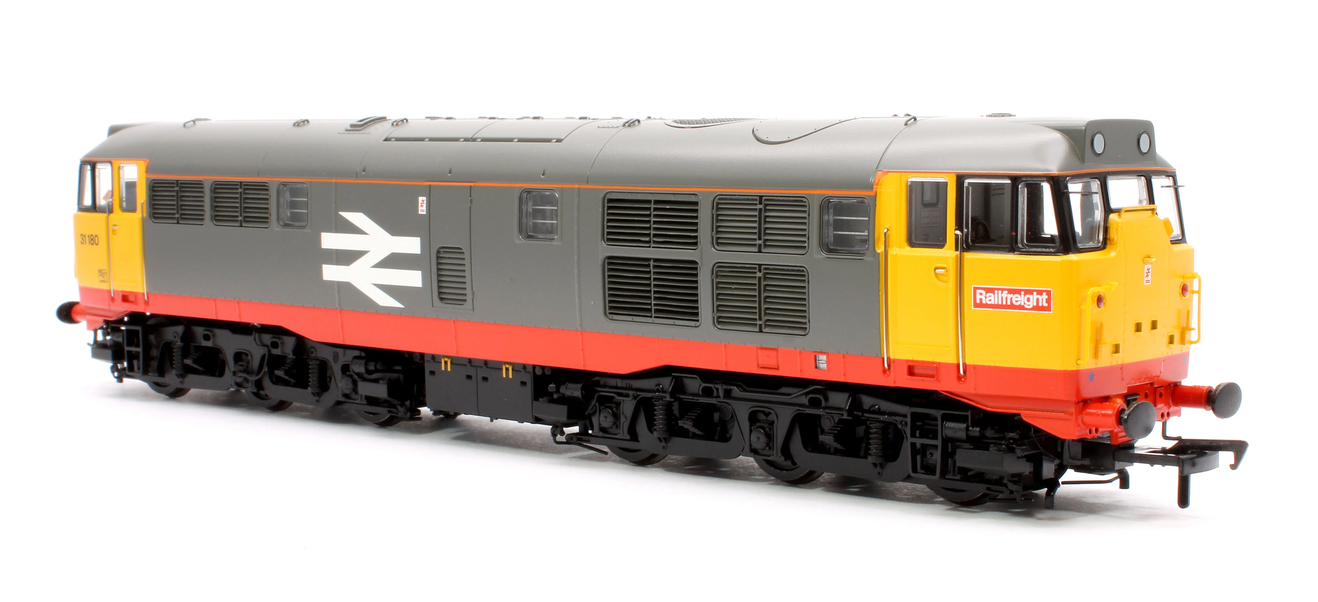 Class 31/1 Refurbished 31180 BR Railfreight (Red Stripe) Diesel Locomotive - DCC Sound Deluxe - Image 4
