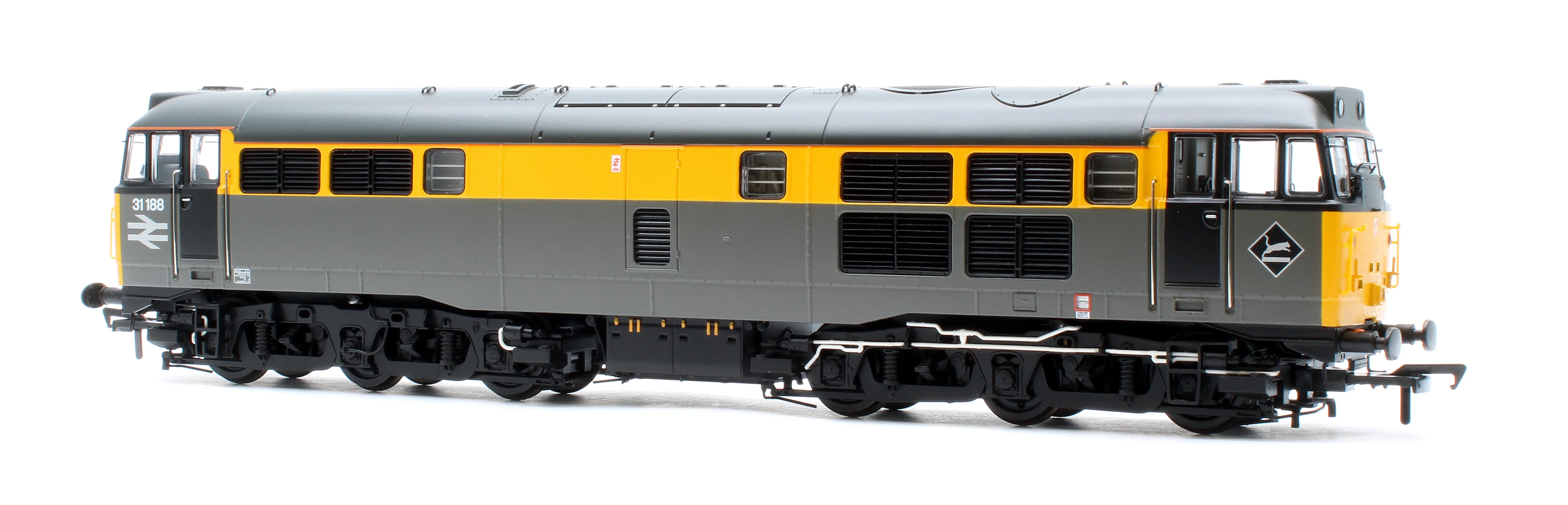Class 31/1 Refurbished 31188 BR Engineers Grey & Yellow Diesel Locomotive - Image 2