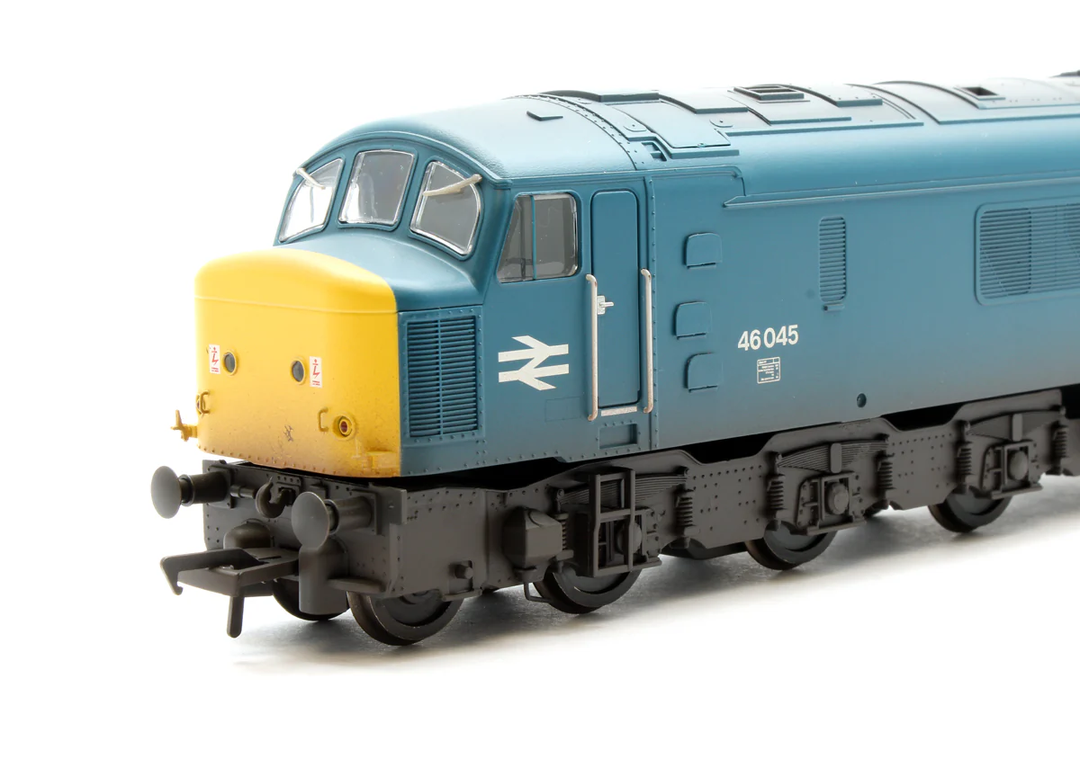 32-704 Class 46 Sealed Beam Headlights 46045 BR Blue Weathered Diesel Locomotive - Image 7