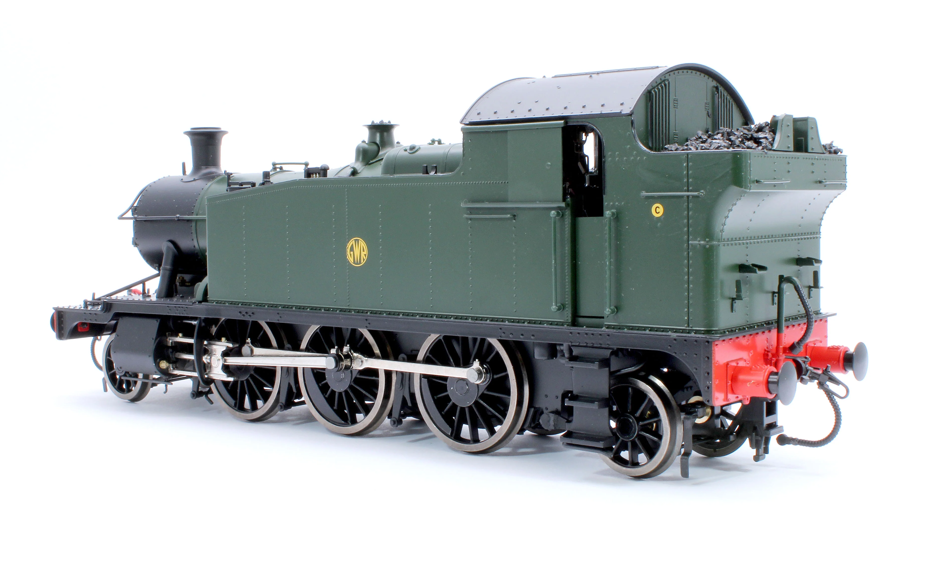LHT-S-5503US Class 55xx 2-6-2 Shirtbutton GWR Green Unnumbered Steam Locomotive - DCC Sound Fitted - Image 2