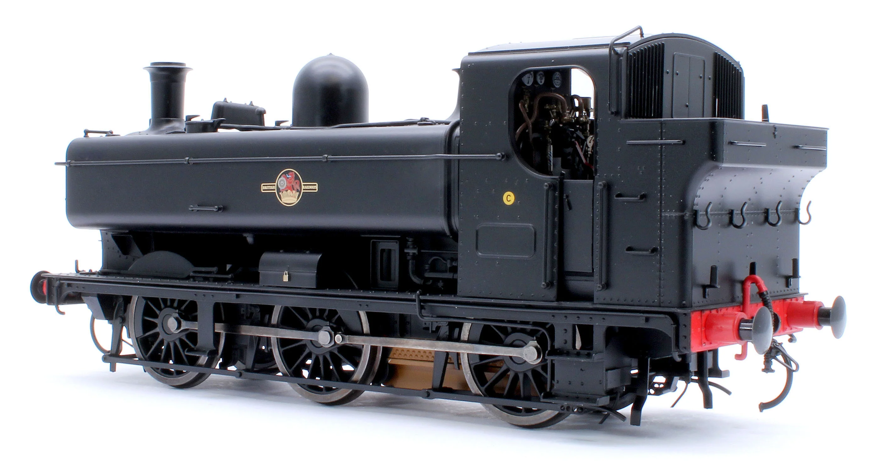 7S-007-021UD Class 57xx Pannier BR Black Late Crest Unnumbered - Steam Tank Locomotive - DCC Fitted - Image 3
