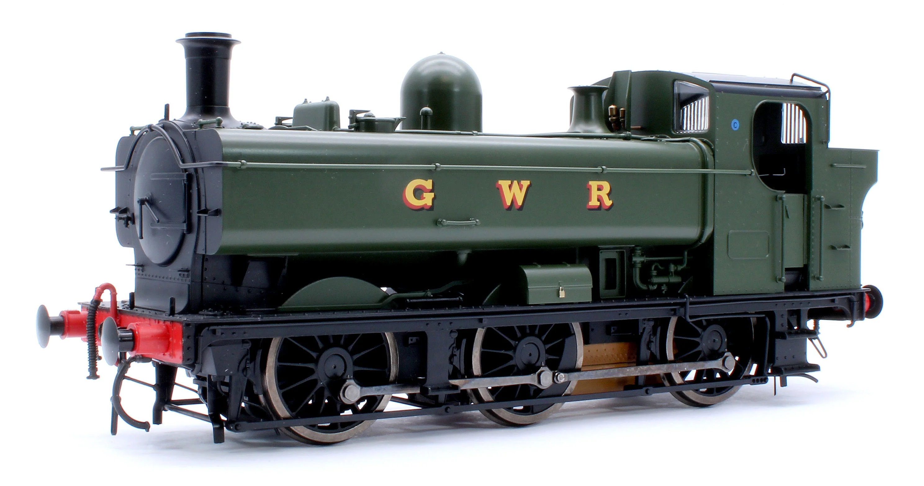 7S-007-015UD Class 57xx Pannier 'GWR' Green Unnumbered - Steam Tank Locomotive - DCC Fitted