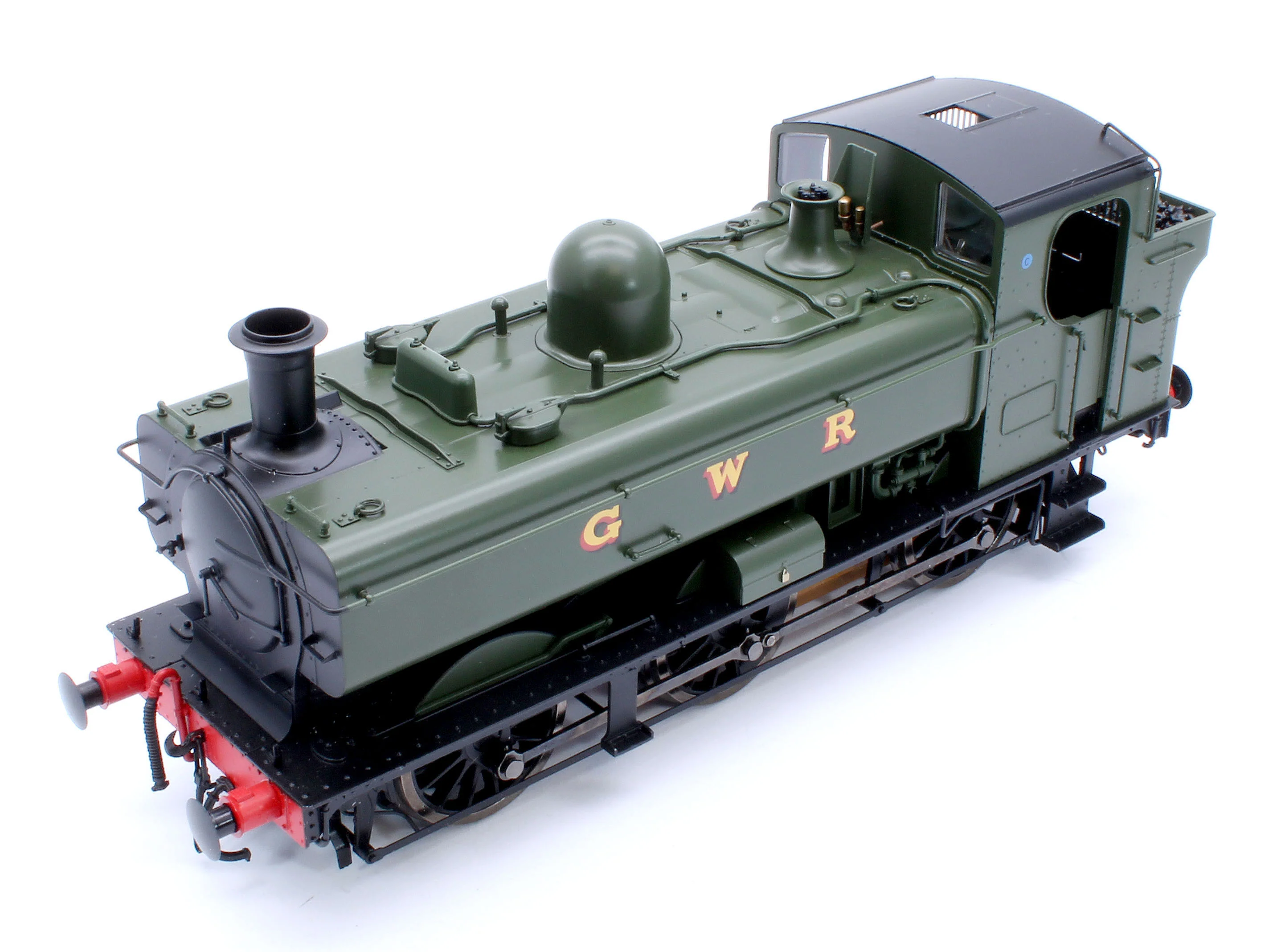 7S-007-015UD Class 57xx Pannier 'GWR' Green Unnumbered - Steam Tank Locomotive - DCC Fitted - Image 11