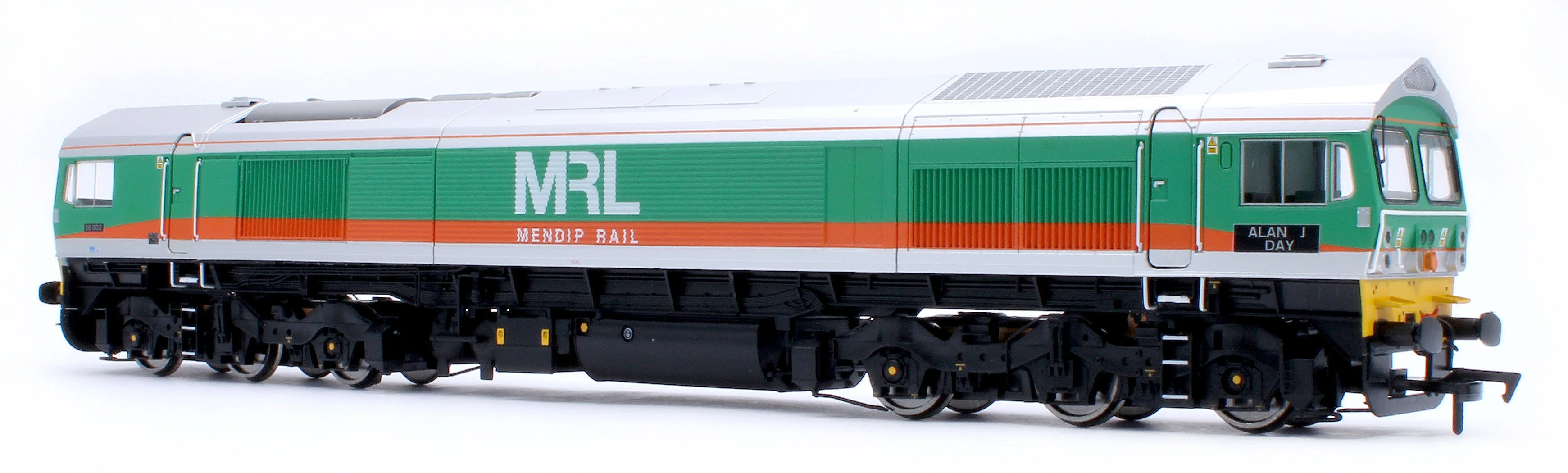 4D-005-007S Class 59 59002 MRL Green/Orange Alan J Day Diesel Locomotive - DCC Sound - Image 3