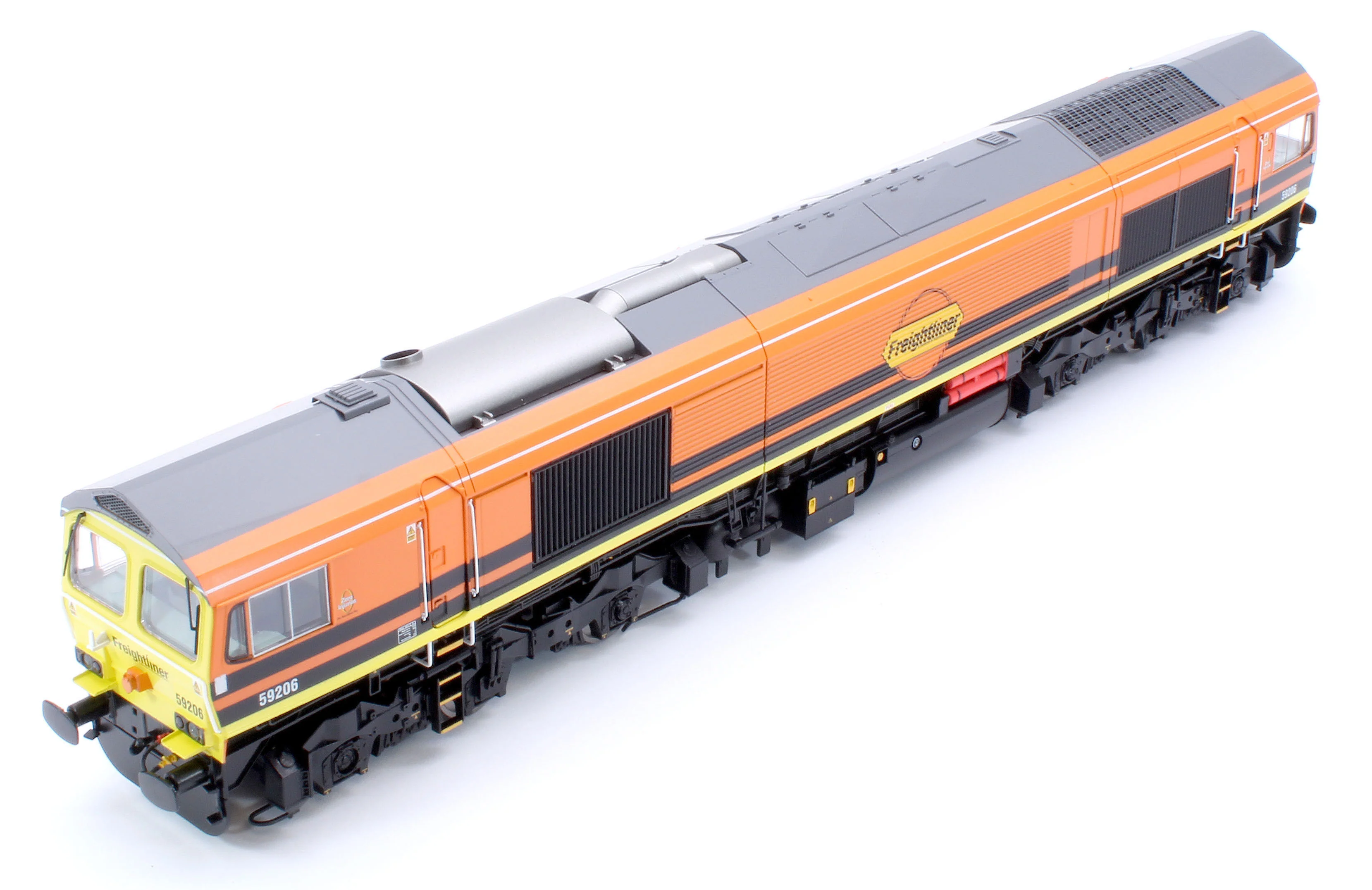 4D-005-008D Class 59 59206 Freightliner Orange John F Yeoman Diesel Locomotive - DCC Fitted - Image 11