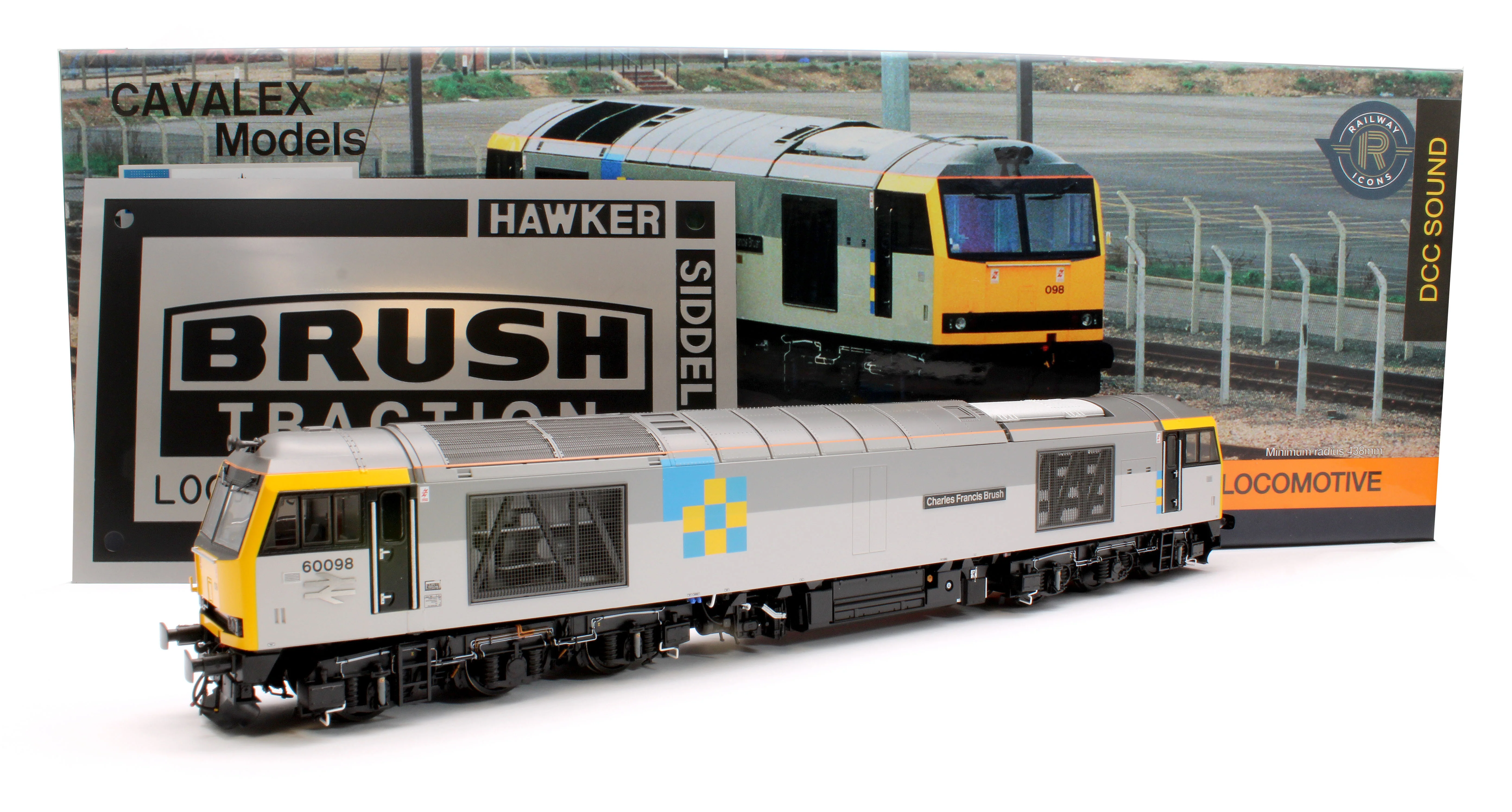 CM-60098-TGCN Class 60 098 “Charles Francis Brush” Construction Sector Diesel Electric Locomotive