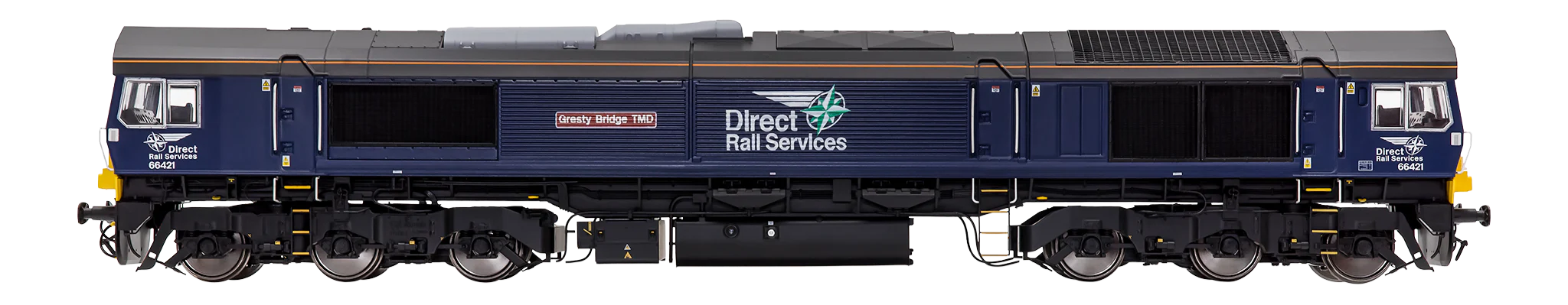 7D-066-004S Class 66 421 New DRS Livery Diesel Locomotive - DCC Sound - Image 5