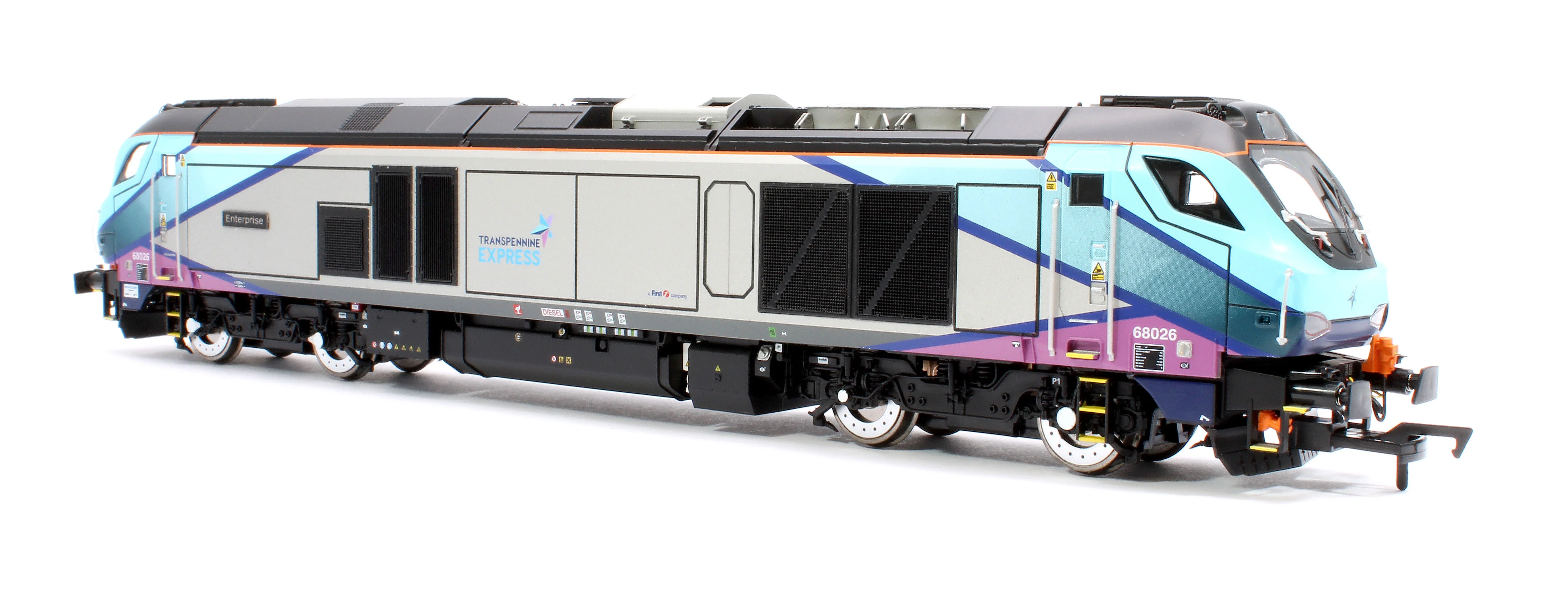 4D-022-024D Class 68 "Enterprise" 68026 Transpenine Express Diesel Locomotive - DCC Fitted - Image 2