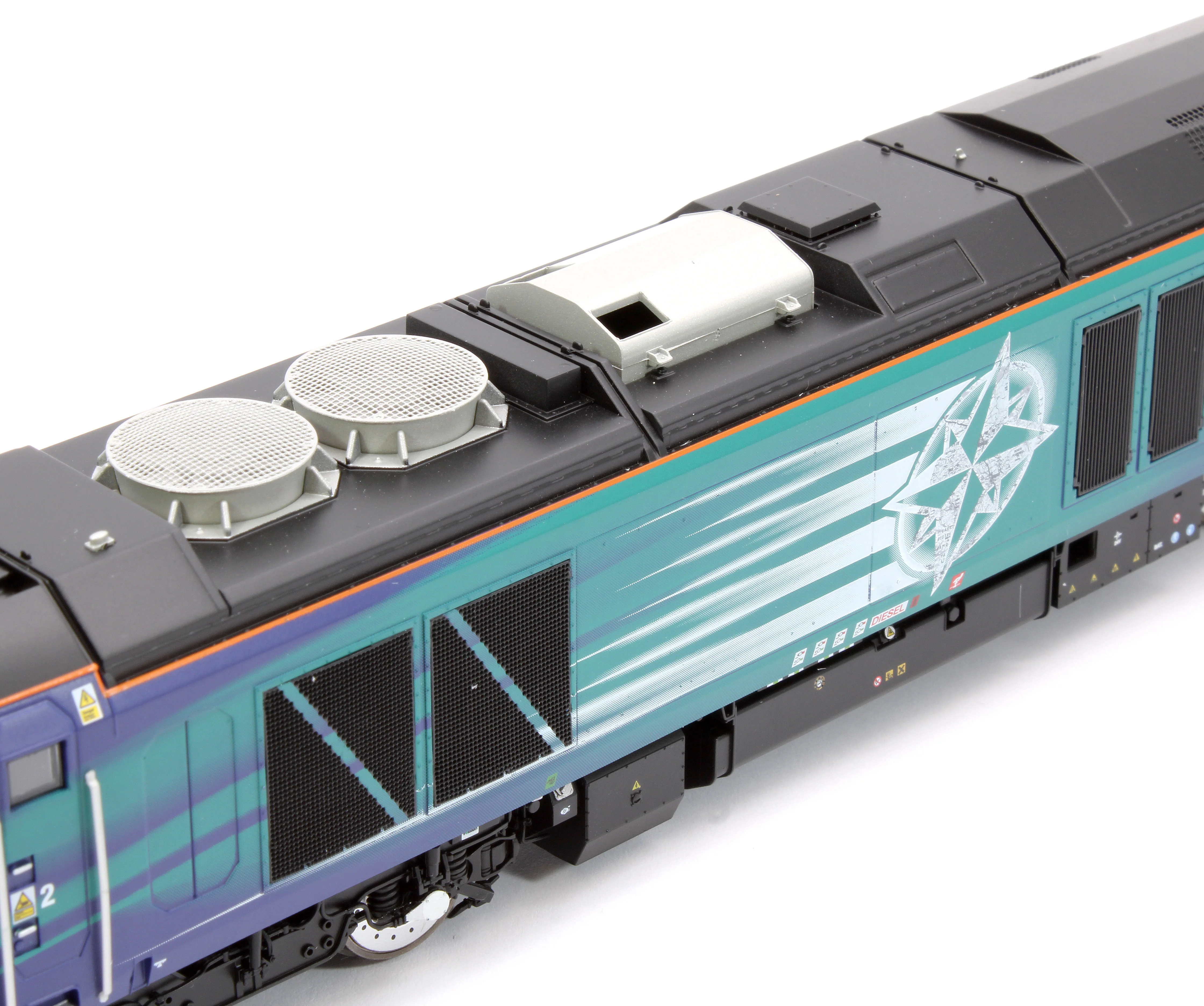 4D-022-027D Class 68 "Intrepid" 68002 Compass New DRS Logo Diesel Locomotive - DCC Fitted - Image 11