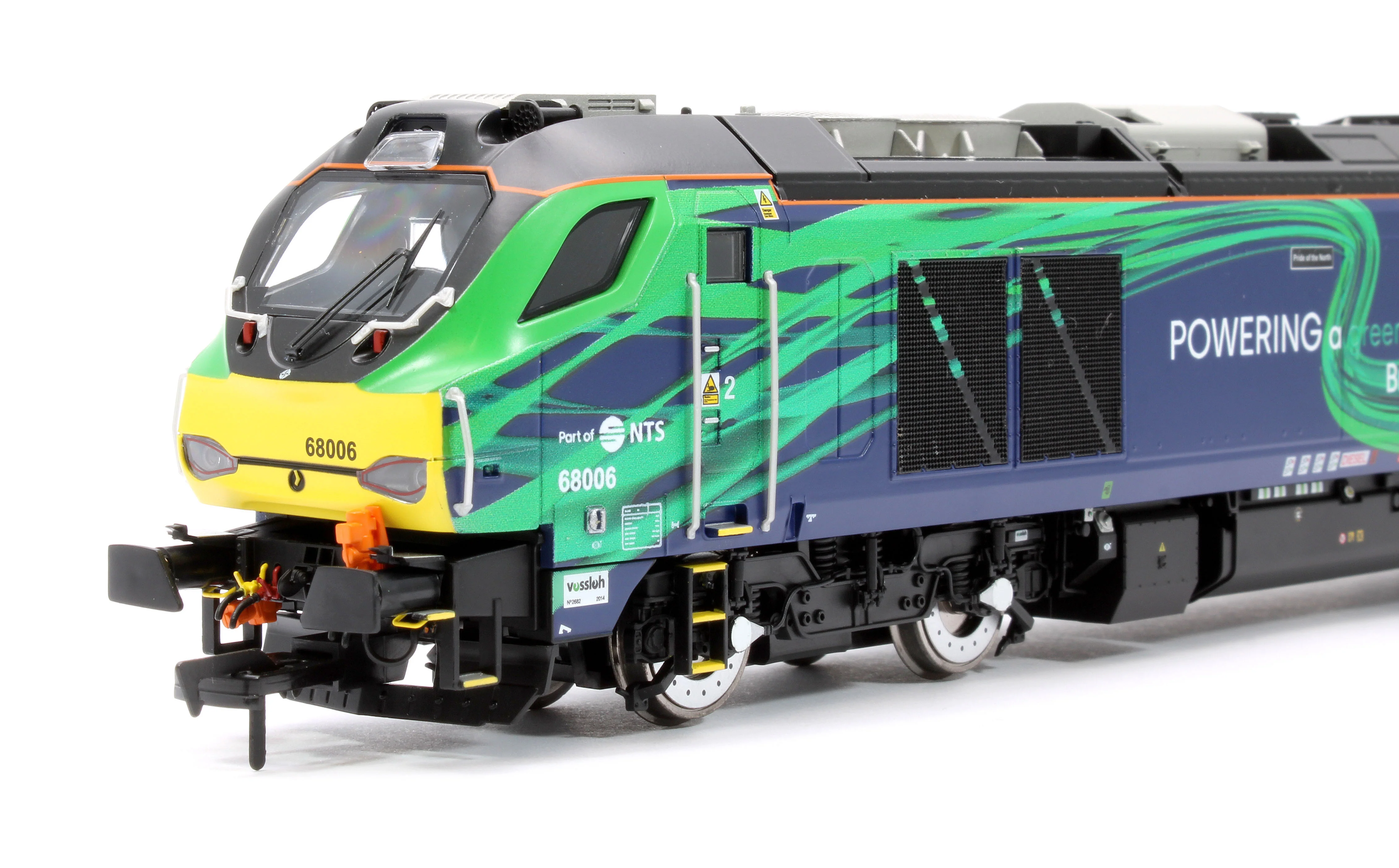 4D-022-023S Class 68 "Pride of the North" 68006 DRS/NTS Green Diesel Locomotive - Sound Fitted - Image 9