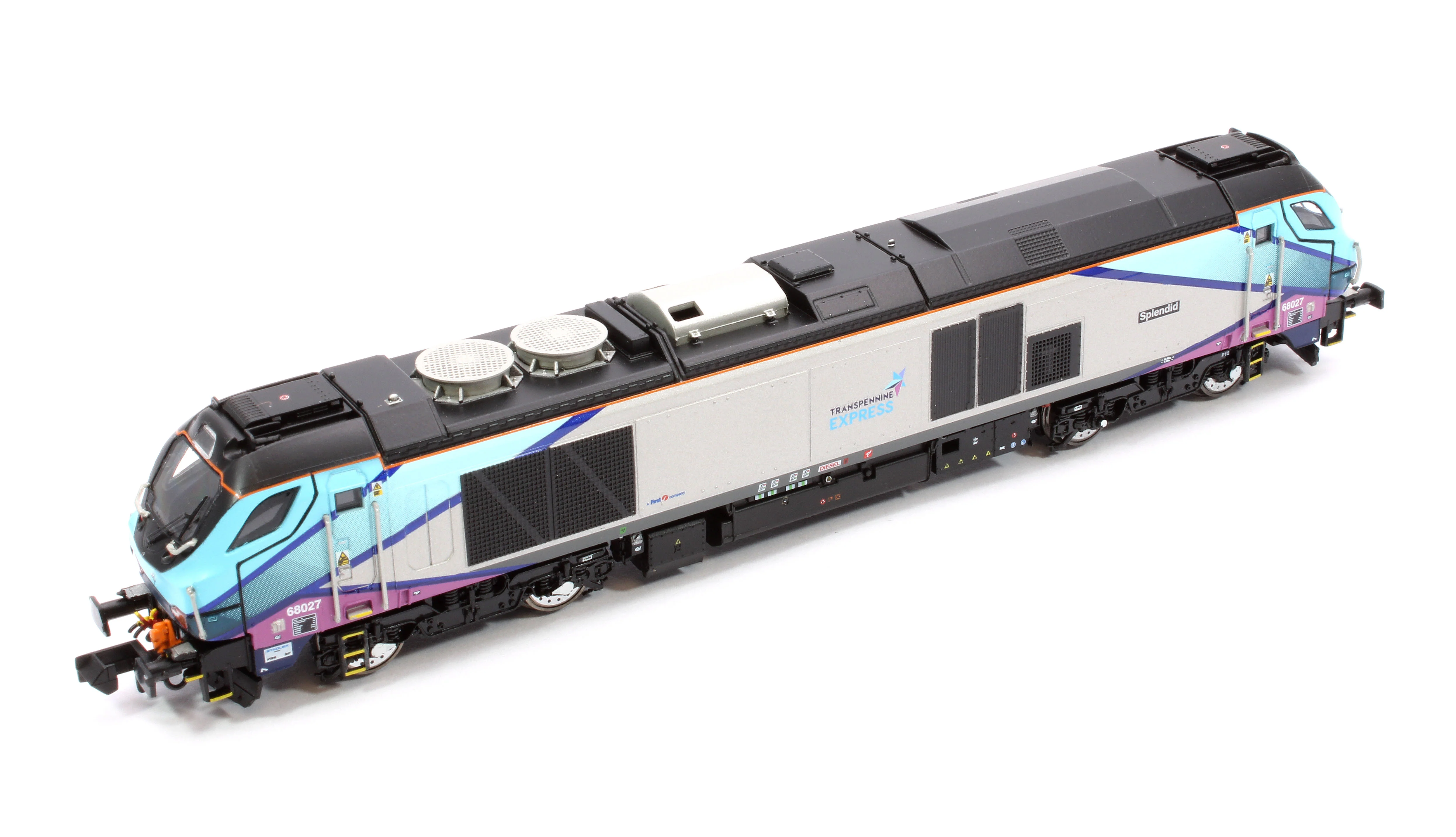 2D-022-014D Class 68 Splendid 68027 Transpennine Express Diesel Locomotive - DCC Fitted - Image 12