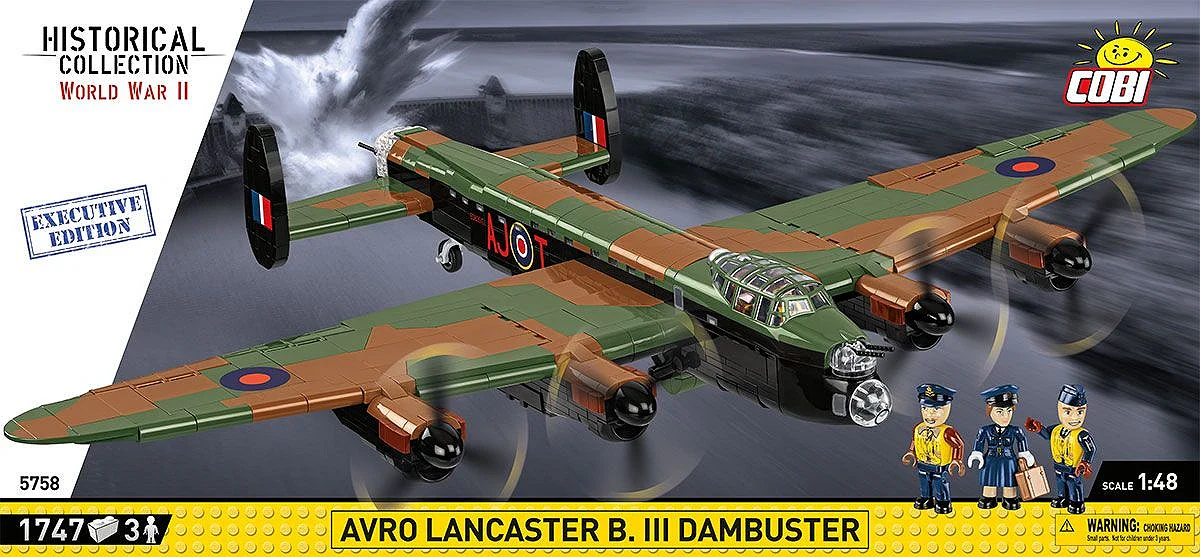 Avro Lancaster B III Dambusters Executive Edition WWII (1795 pcs) Model Kit - Image 4
