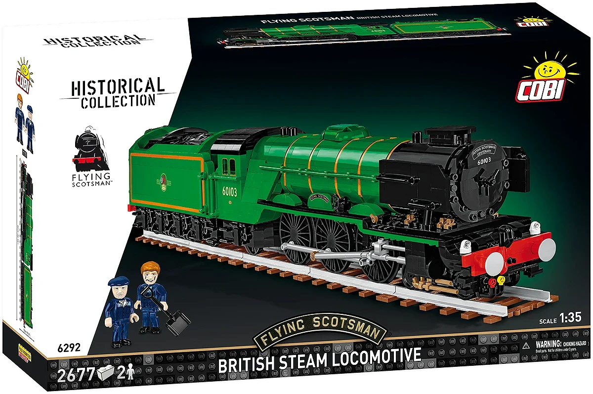 Flying Scotsman Steam Locomotive (2700 pcs) Model Kit - Image 18