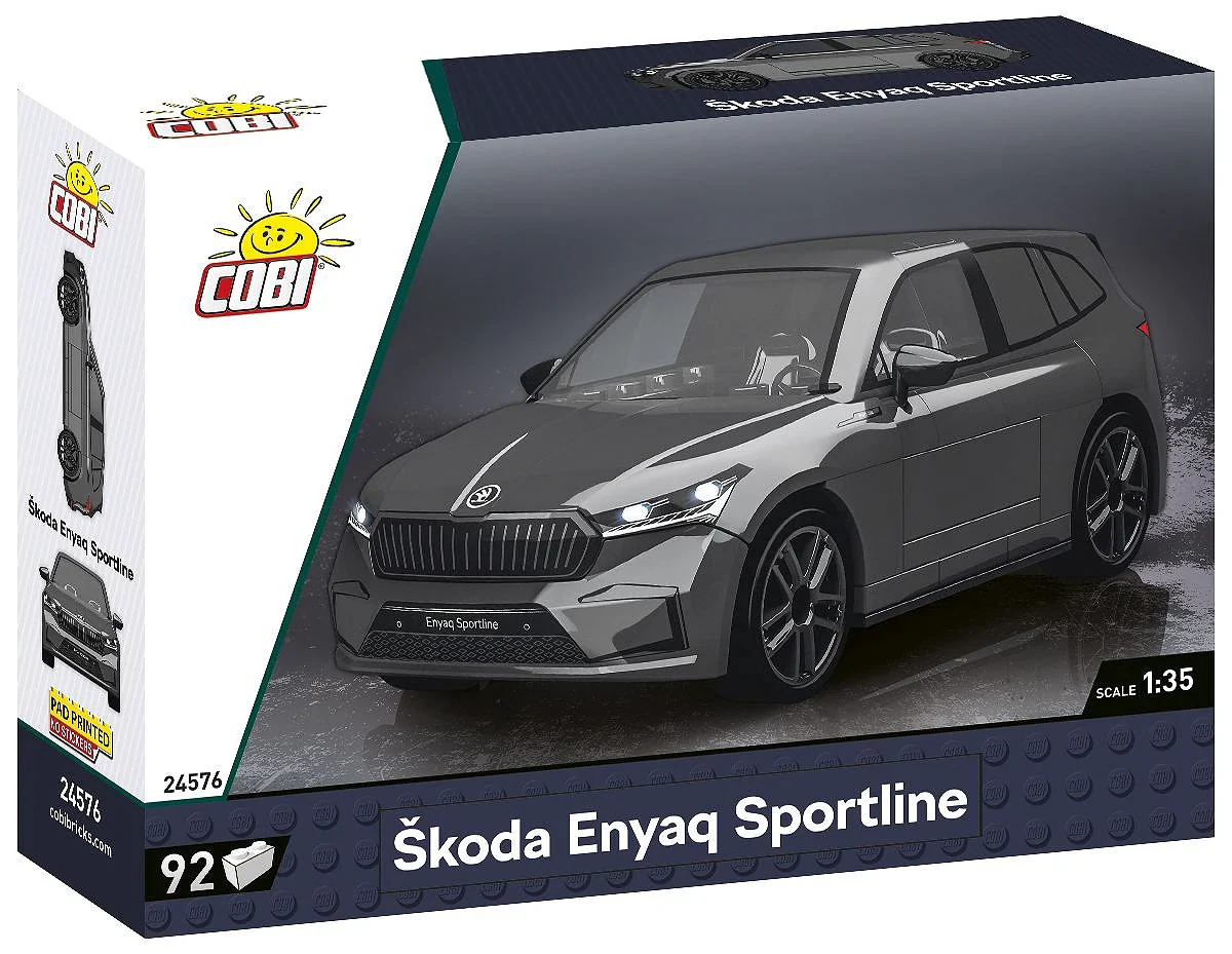 Skoda Enyaq Sportline (102 pcs) Model Kit - Image 5