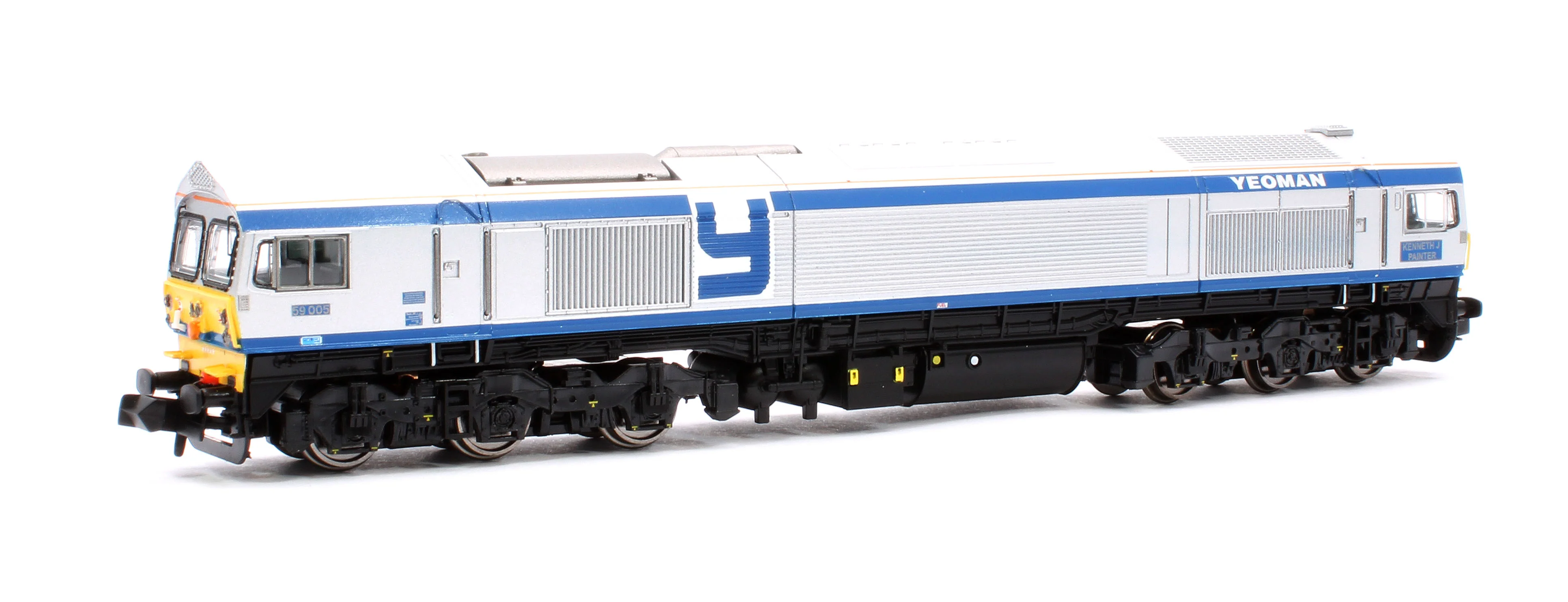 Class 59 #59005 "Kenneth J Painter" Foster Yeoman Silver Livery Diesel Locomotive - DCC Sound - Image 3