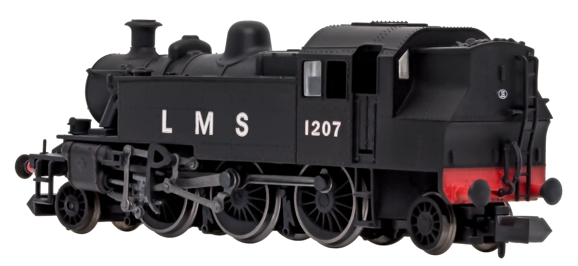 2S-015-005D Ivatt 2-6-2T 1207 LMS Unlined Black - DCC Fitted - Image 3