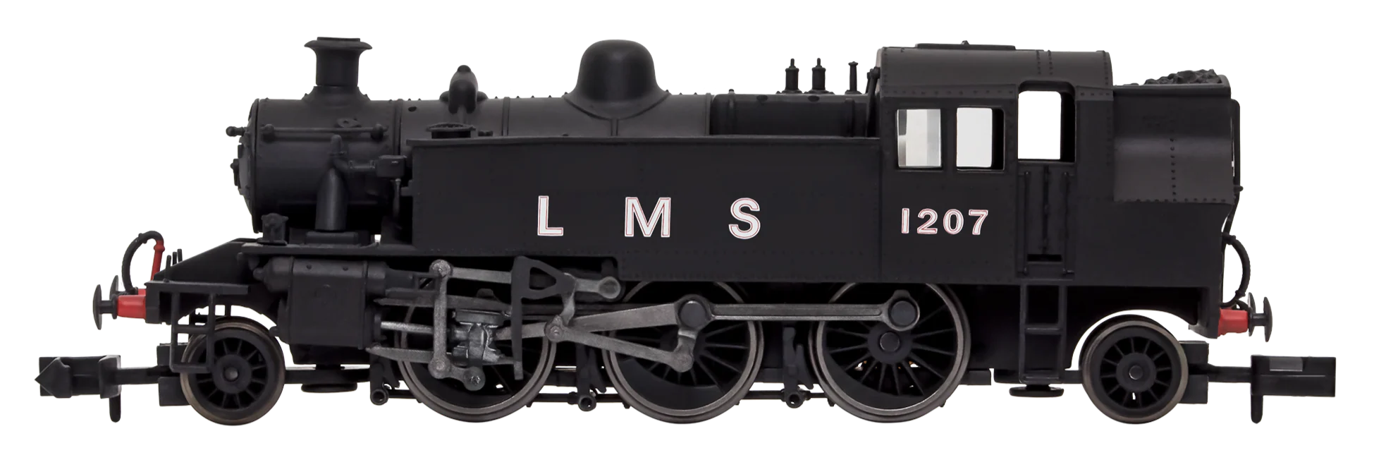 2S-015-005D Ivatt 2-6-2T 1207 LMS Unlined Black - DCC Fitted - Image 4