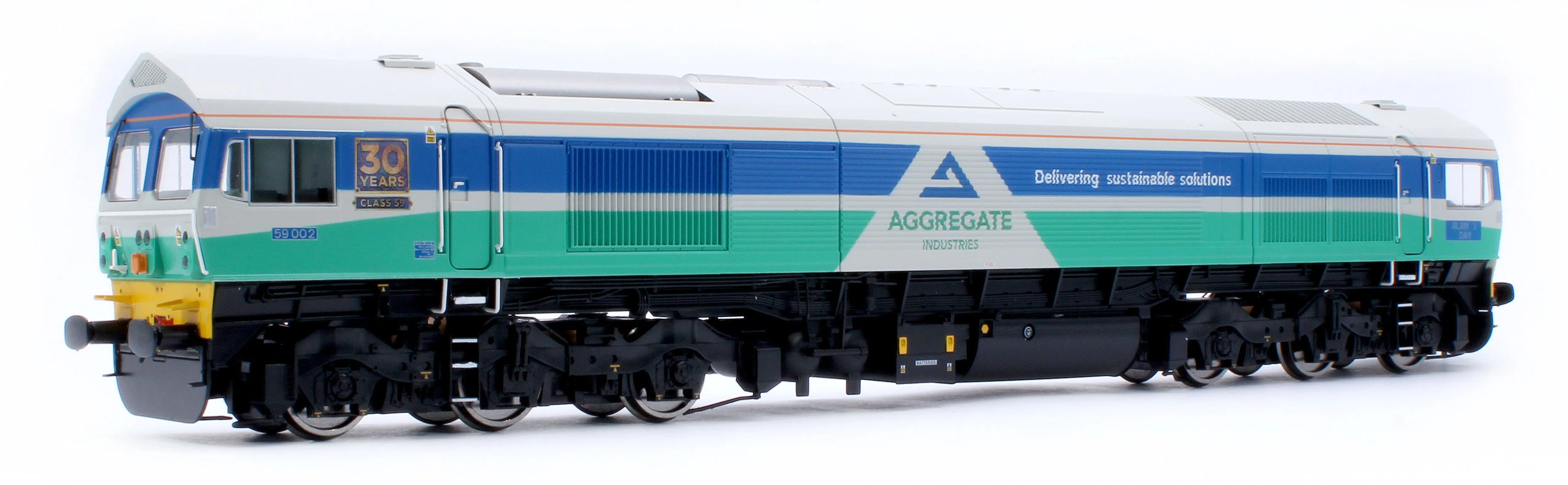 Class 59 Aggregate Industries 59002 Alan J Day Diesel Locomotive - DCC Fitted