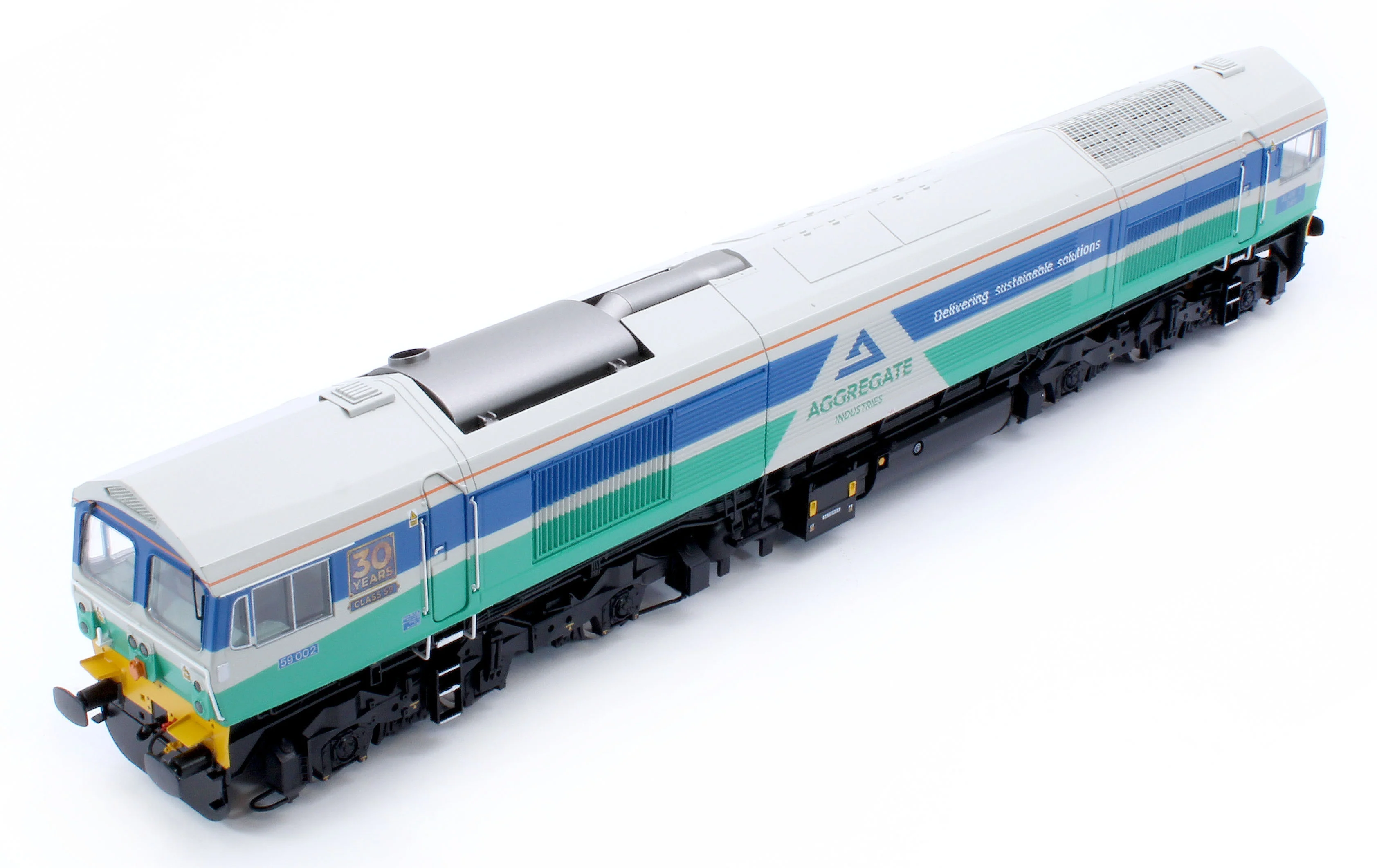 Class 59 Aggregate Industries 59002 Alan J Day Diesel Locomotive - DCC Sound - Image 11