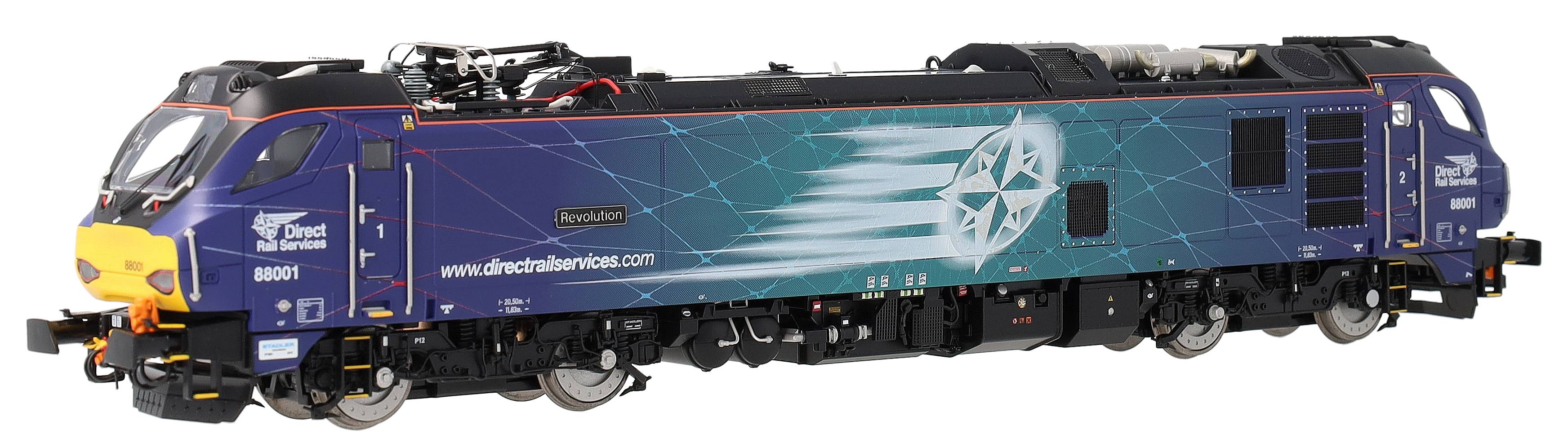 4D-088-001 Class 88 'Revolution' 88001 DRS Electro-Diesel Locomotive