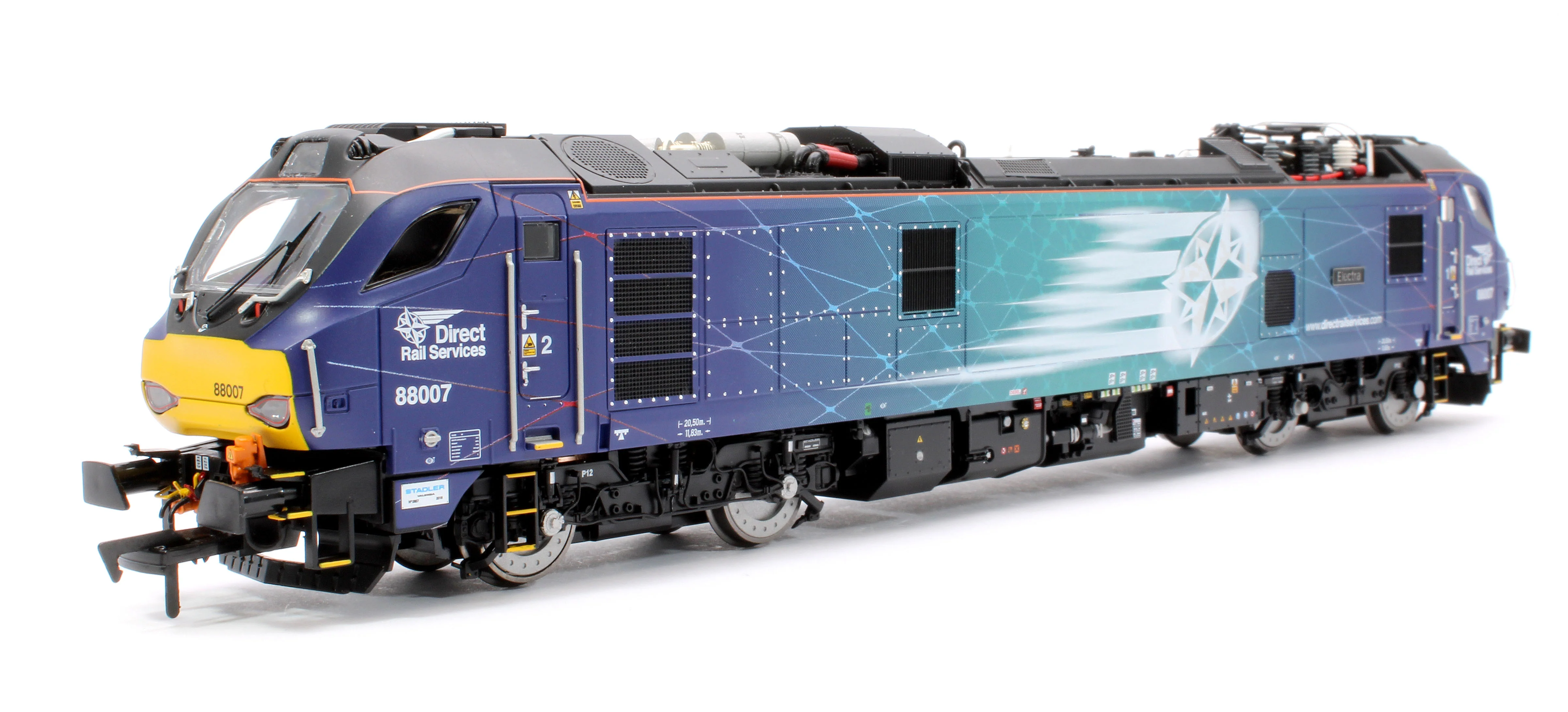 Class 88 'Electra' 88007 DRS Electro-Diesel Locomotive (DCC Fitted & Working Pantograph) - Image 3
